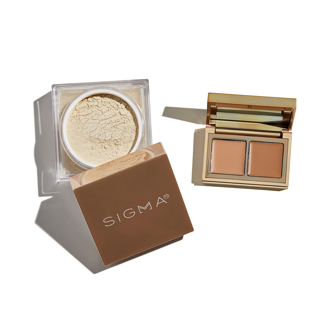 Sigma Makeup Sets Brighten & Blur Duo duo teint Light to Medium Vanilla Bean
