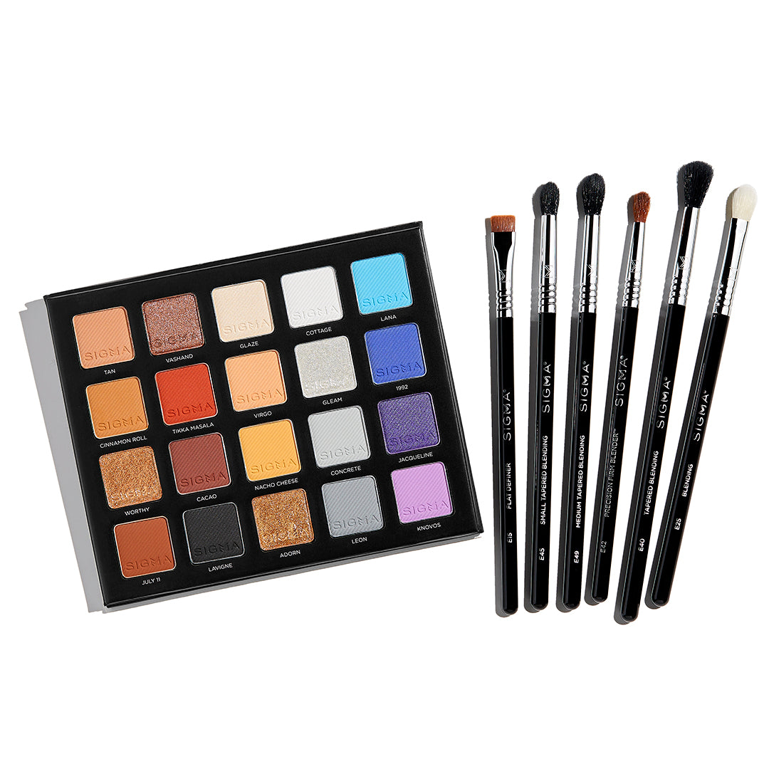 Sigma Makeup Sets An Knook Favorites Set kit pinceaux yeux avec palette