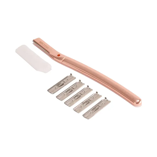 TYVEK ISOCLEAN Makeup Accessories ISOCLEAN Rasoir Dermablade rose gold 5 lames de rechange