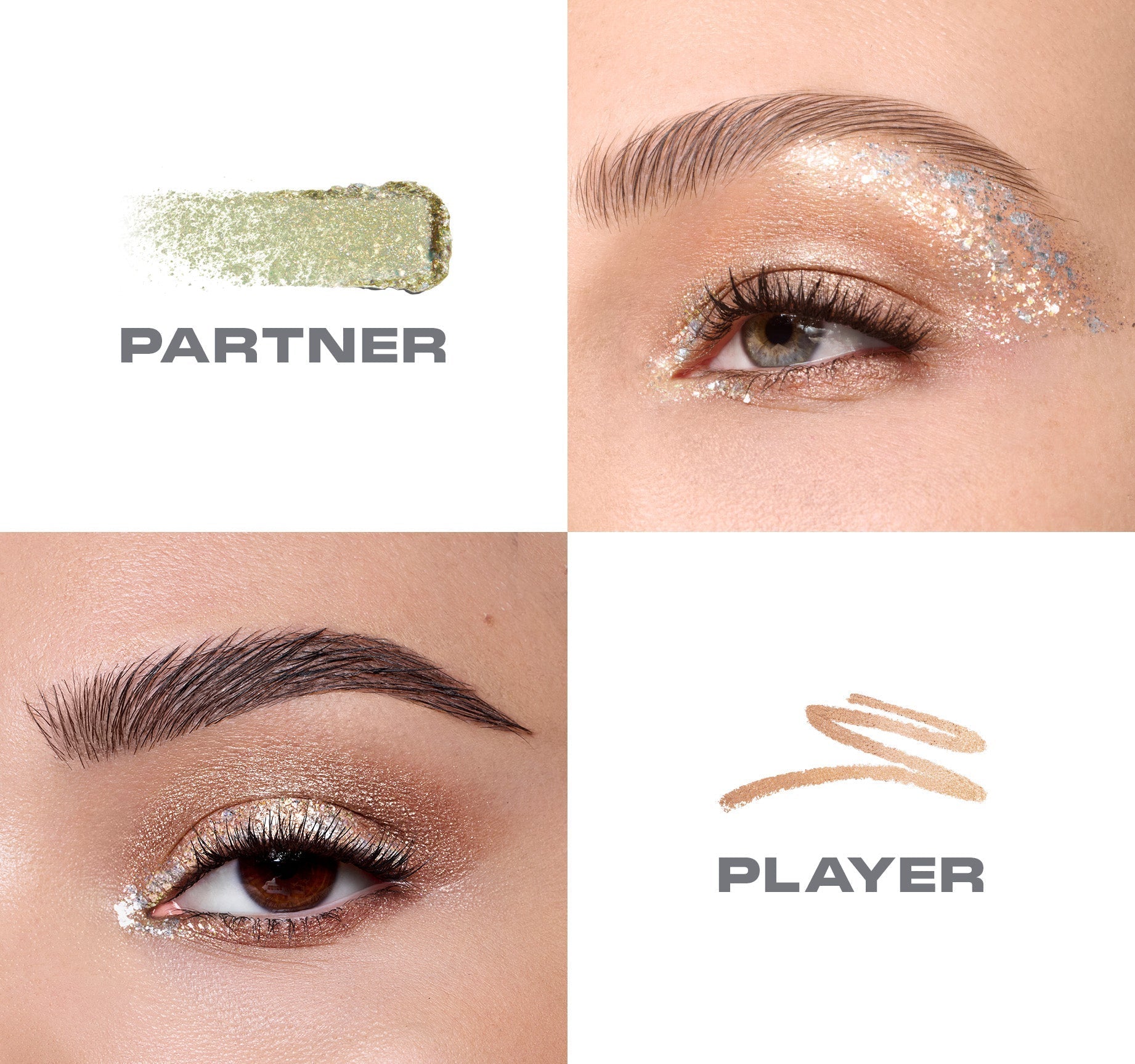 Morphe Mixed Signals Dual-Ended Cream & Liquid Shadow Stick fard à paupières Partner/Player