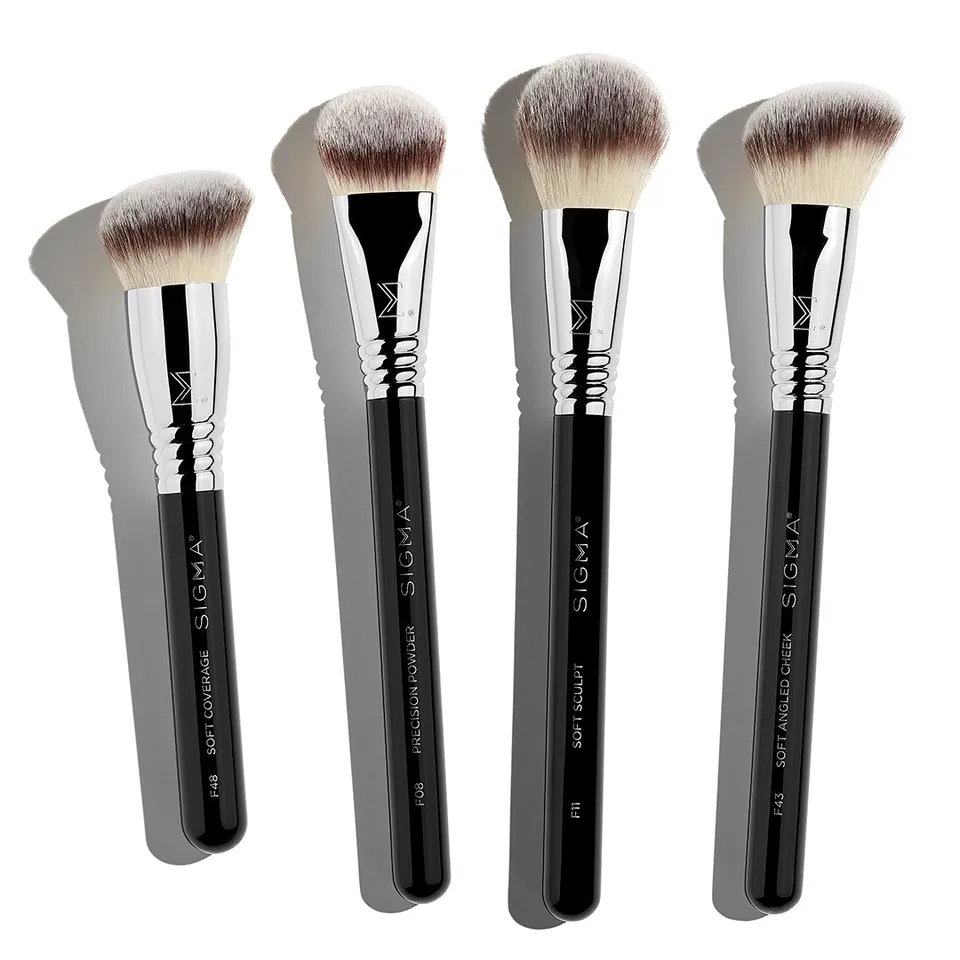 Sigma Brush Sets Soft Coverage Brush Set set de 4 pinceaux visage