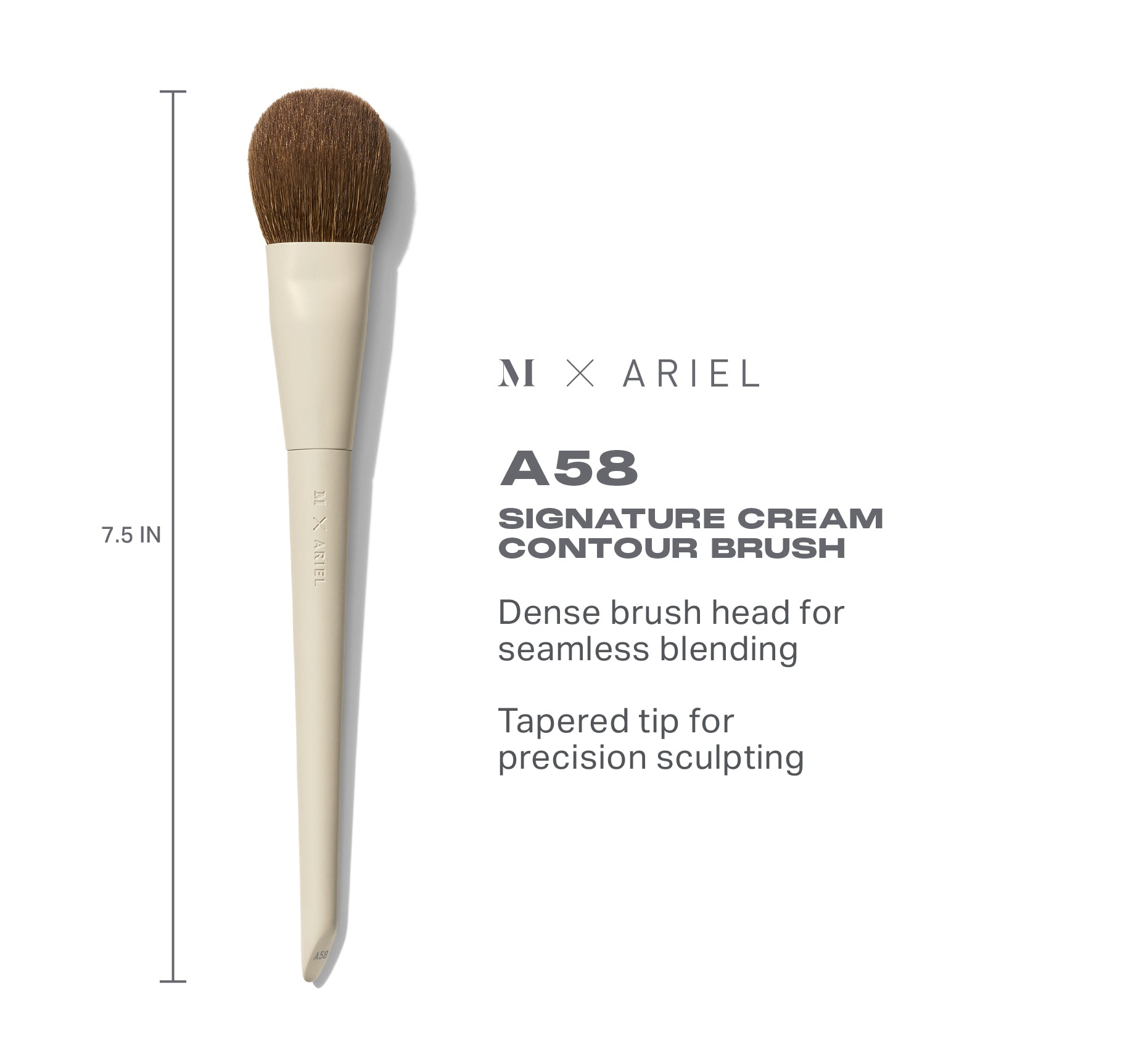 Morphe Face Brushes X Ariel A58 pinceau contour crème