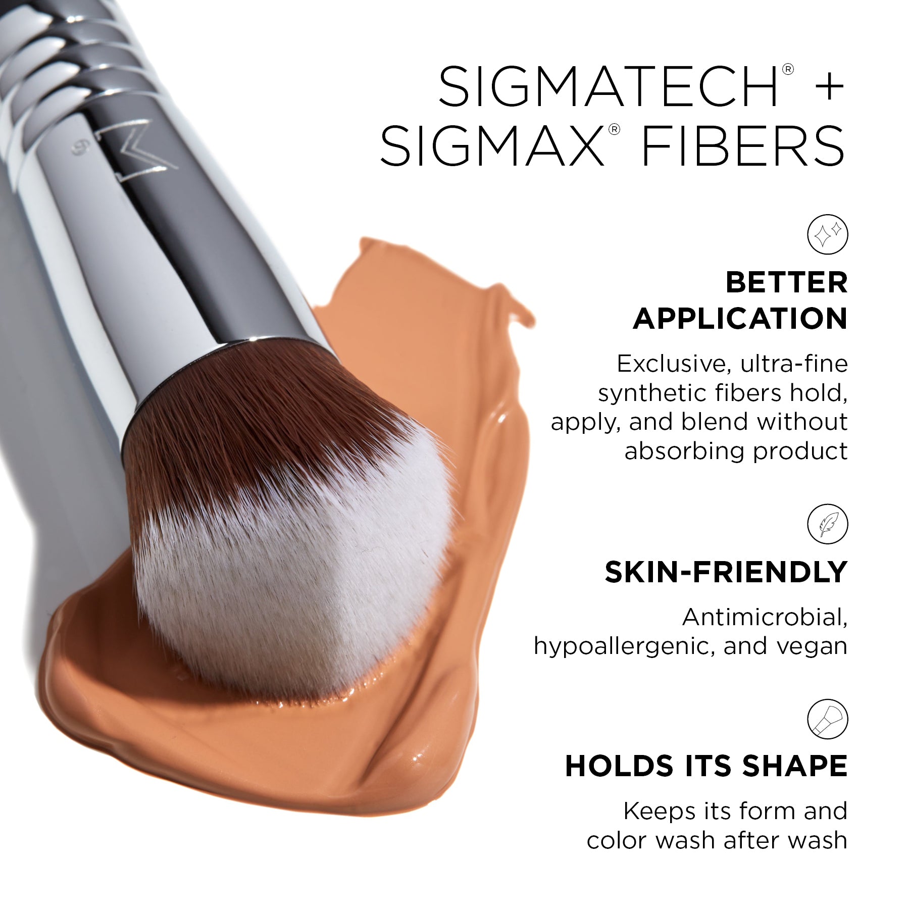 Sigma Face Brushes 3DHD® Kabuki Brush multi-usage