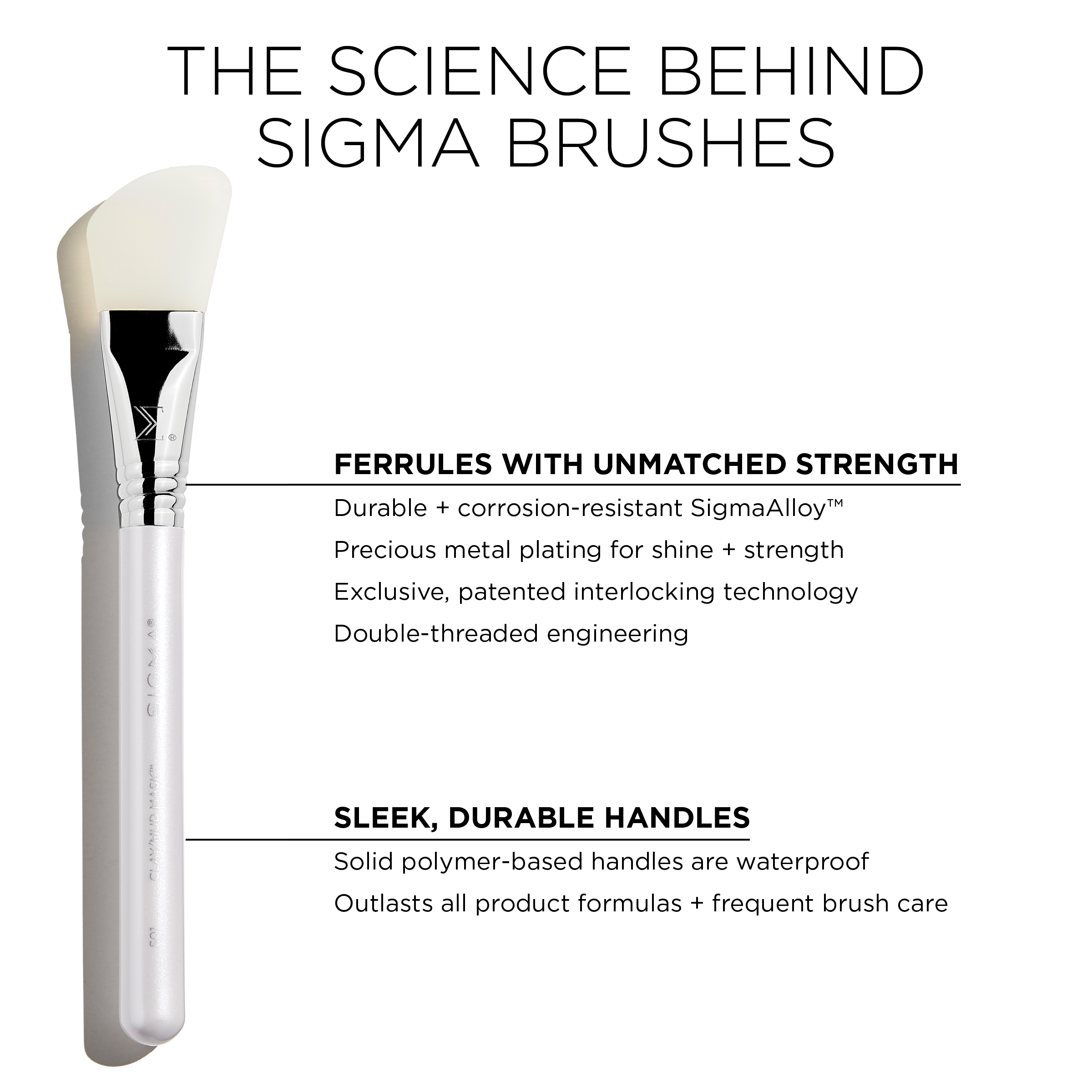 Sigma Skincare Brushes S01 Clay/Mud Mask Brush pinceau masque silicone