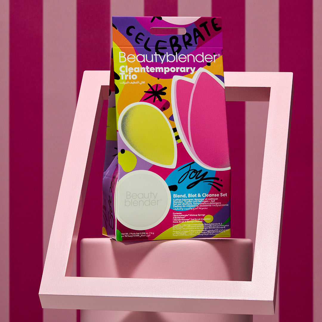 Beautyblender Blendercleanser Cleantemporary Trio kit éponge et nettoyage 4 pièces