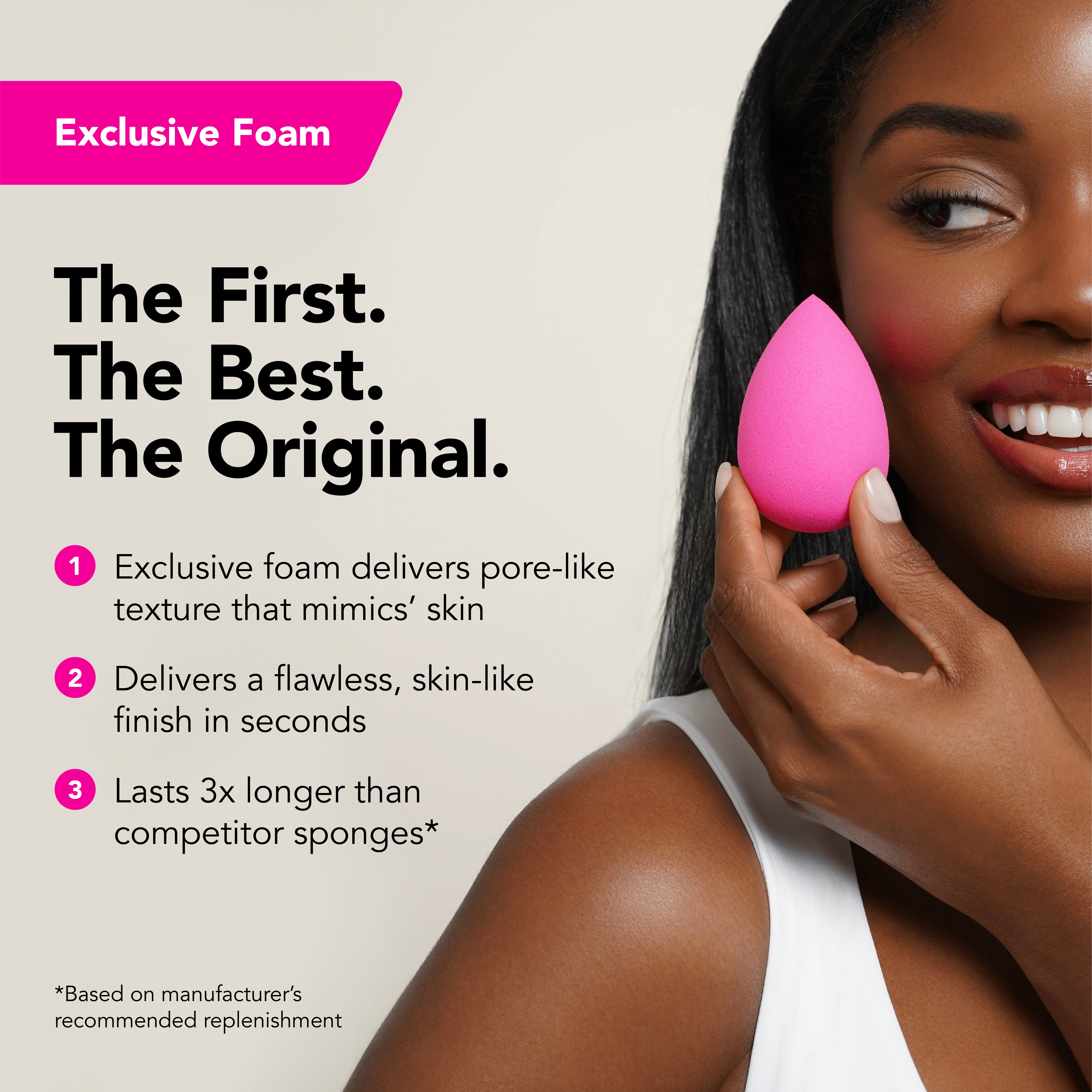 Beautyblender Original éponge maquillage sans latex