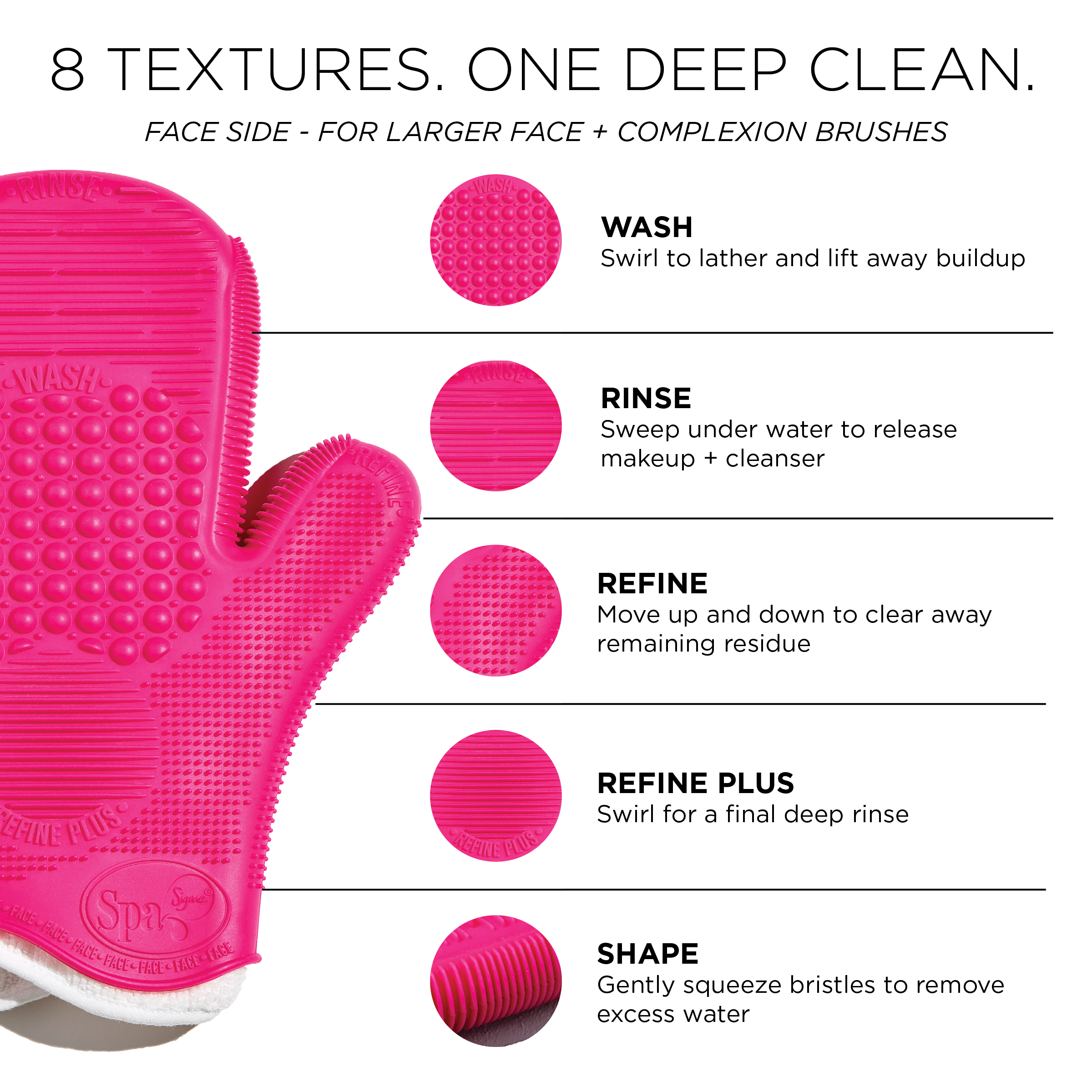 Sigma Brush Care 2X Sigma Spa Brush Cleaning Glove gant silicone