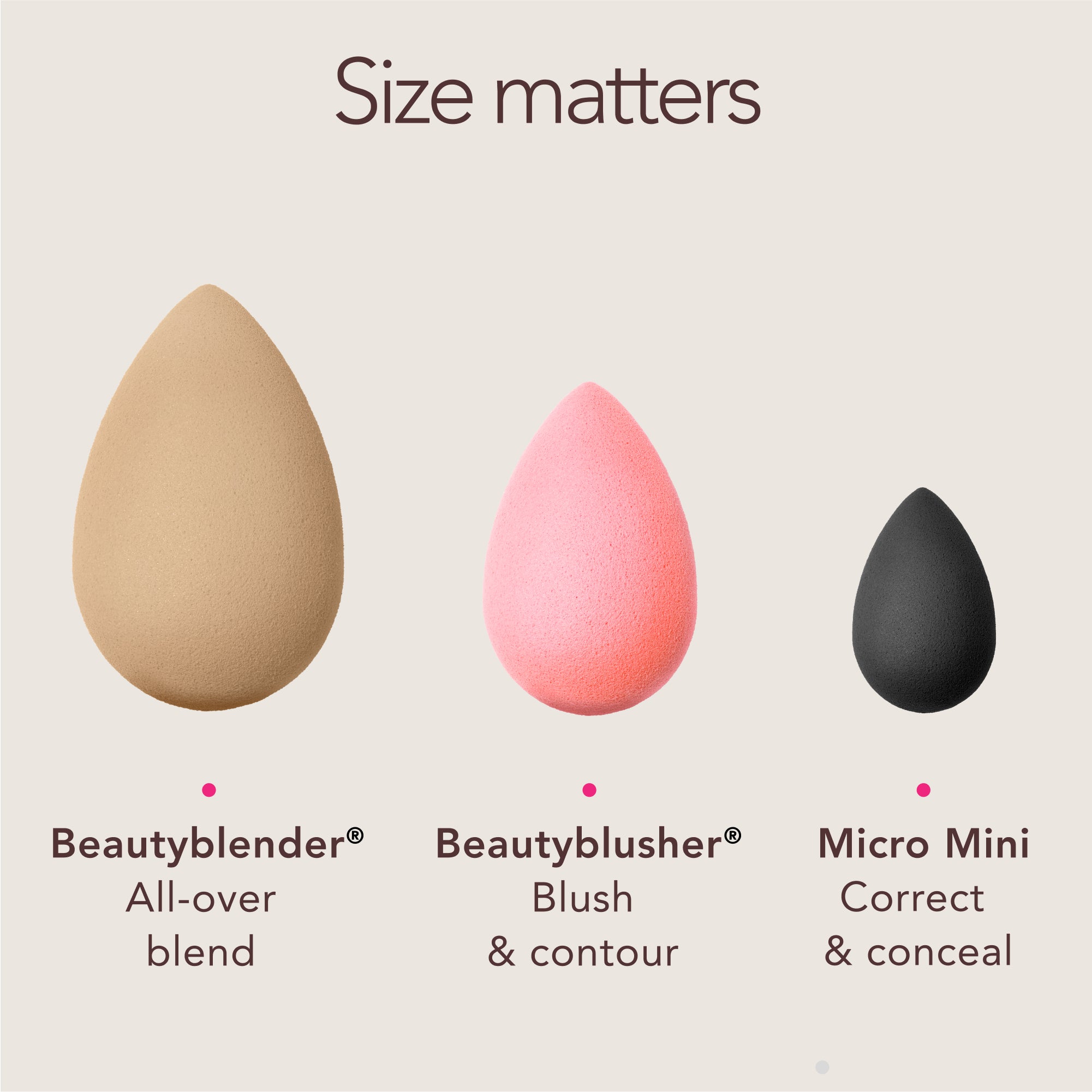 Beautyblender Nude éponge à maquillage réutilisable
