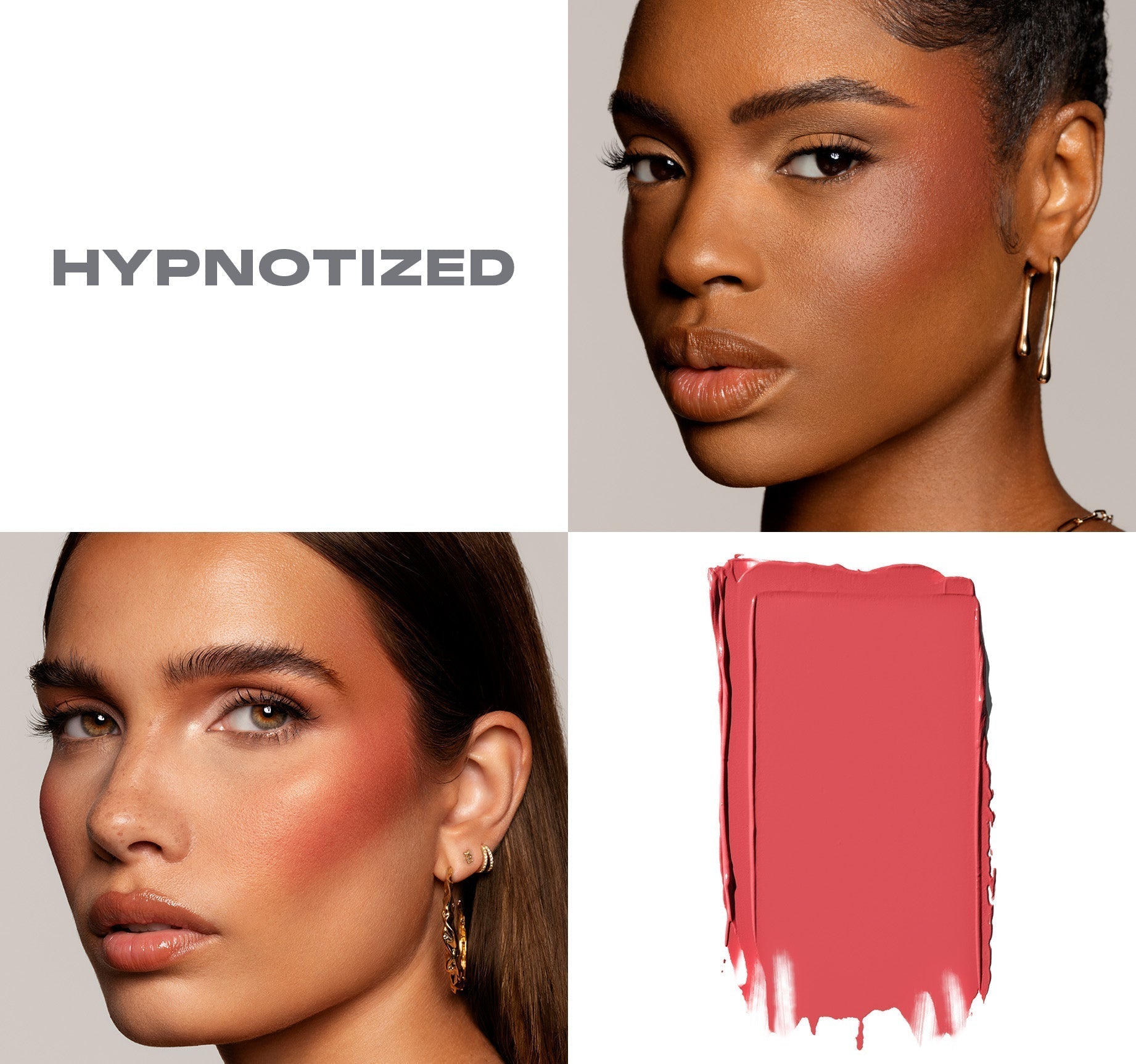 Morphe Cheek Huephoric Rush 3-In-1 Silk Blush blush Hypnotized rose terracotta