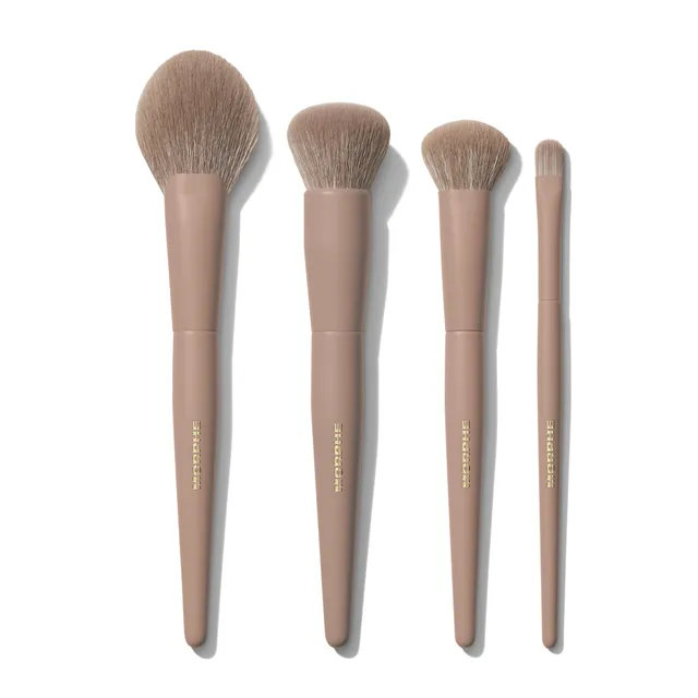 Morphe Iced Mocha 4-Piece Face Brush Set set pinceaux visage 4 pièces teinte café