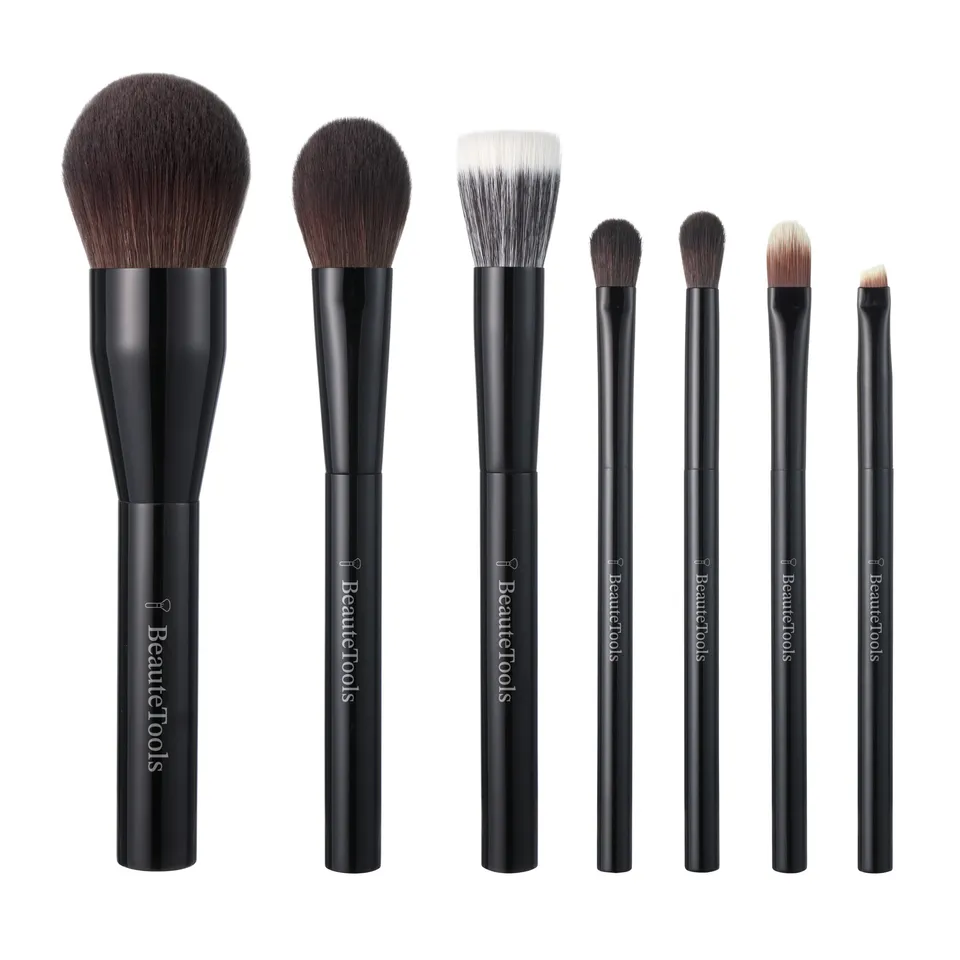 BeauteTools Makeup Brush Set BLACK TUBE set de pinceaux