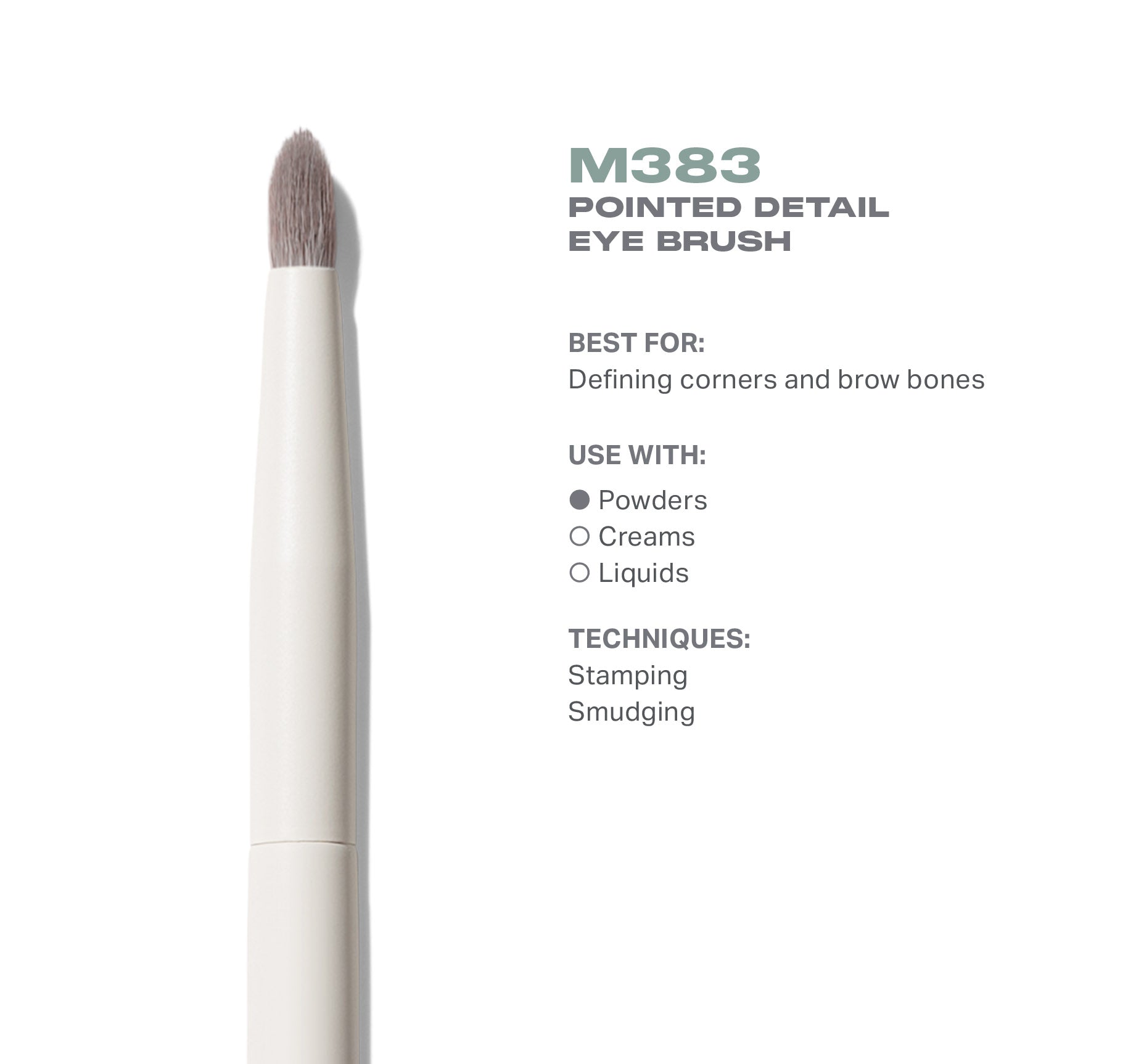 Morphe Eye Brushes M383 Pointed Detail Eye Brush pinceau yeux précis