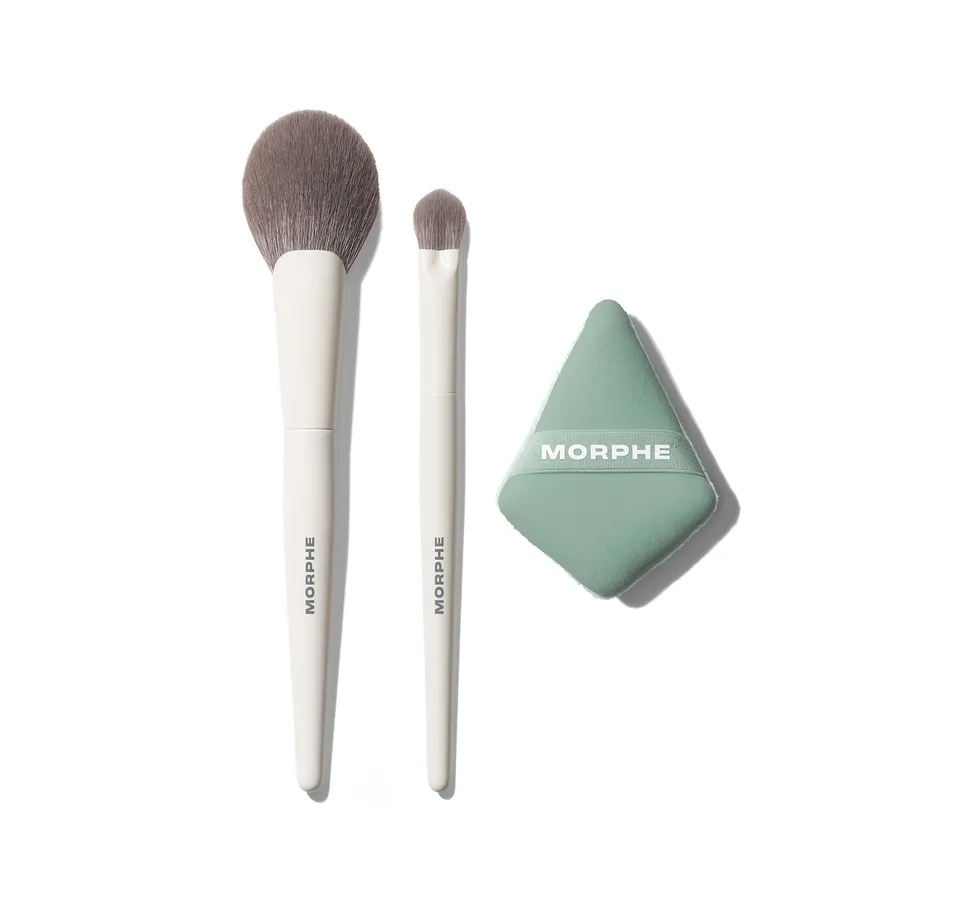 Morphe Brush Sets Conceal & Set Tool Trio trio pinceaux et houppette