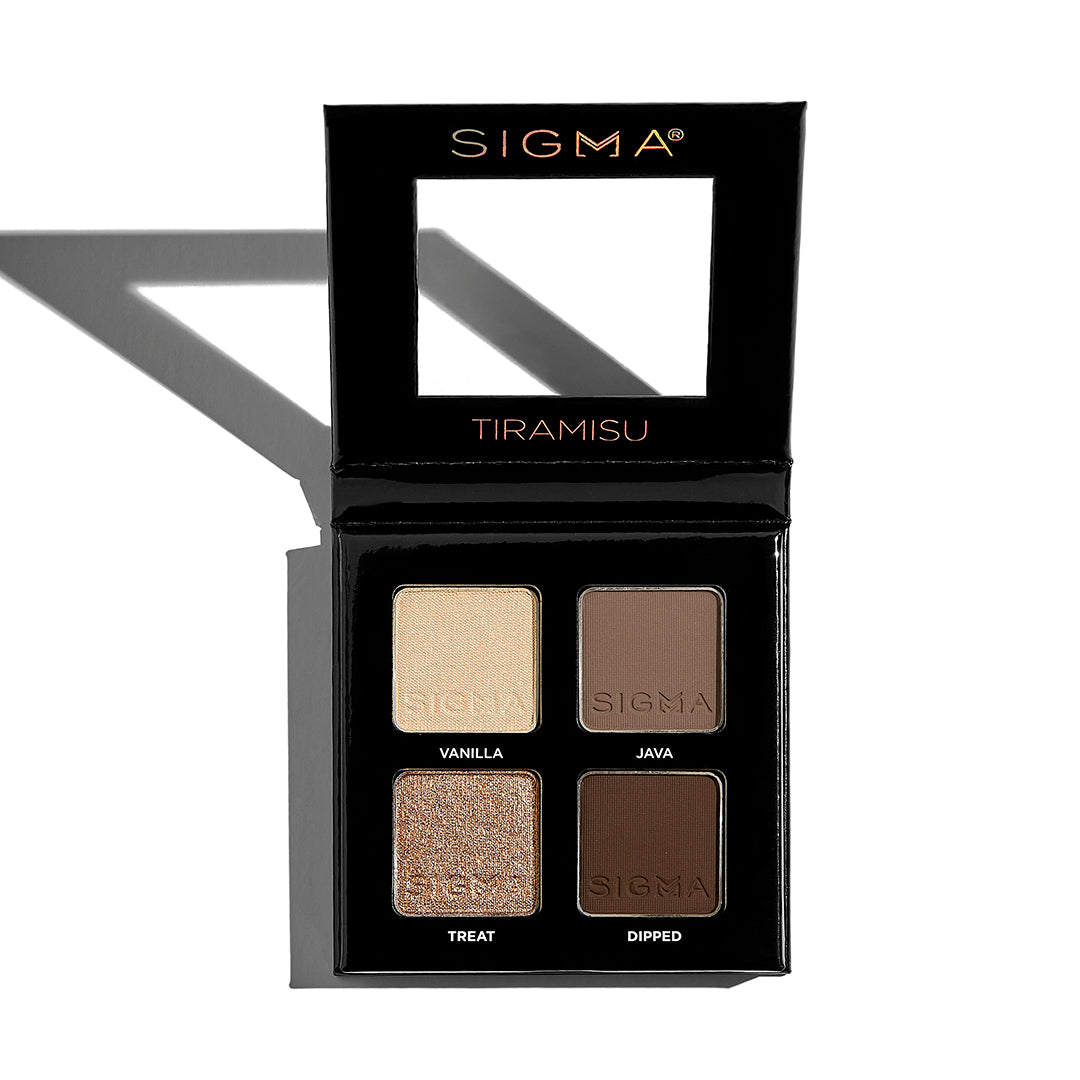Sigma Eye Makeup Tiramisu Eyeshadow Quad palette yeux 4 fards
