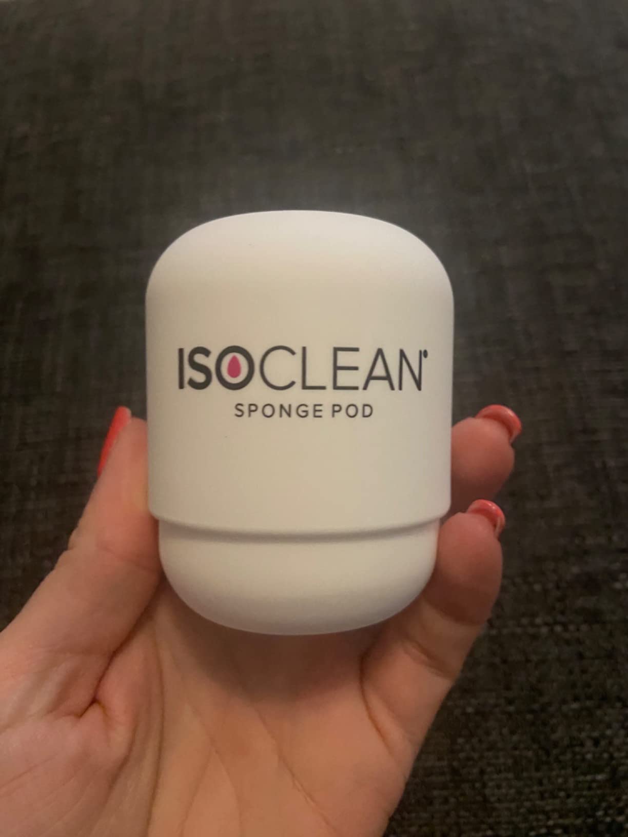 TYVEK ISOCLEAN Makeup Accessories étui éponge maquillage silicone blanc ventilé