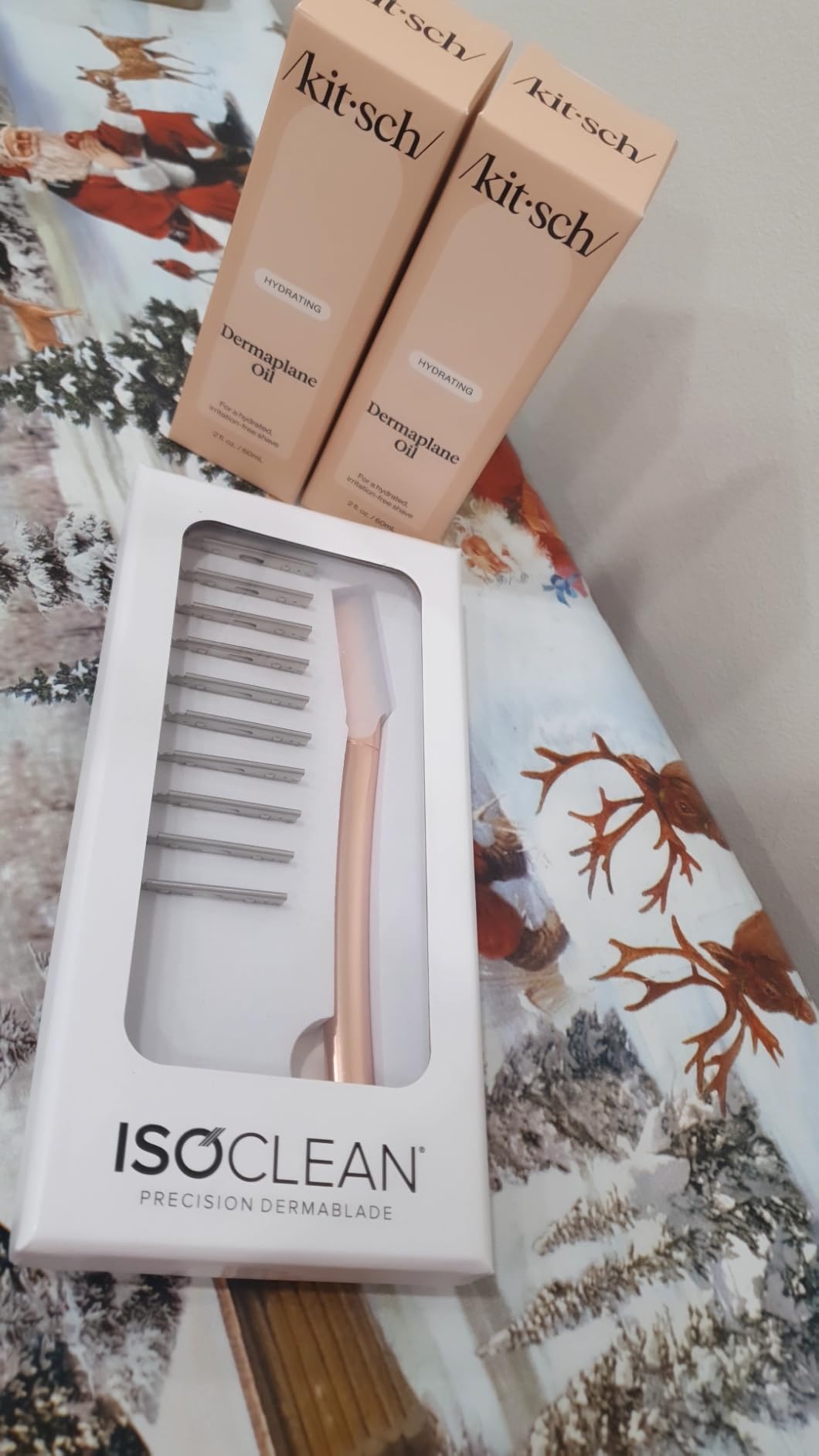 TYVEK ISOCLEAN Makeup Accessories ISOCLEAN Rasoir Dermablade rose gold 5 lames de rechange