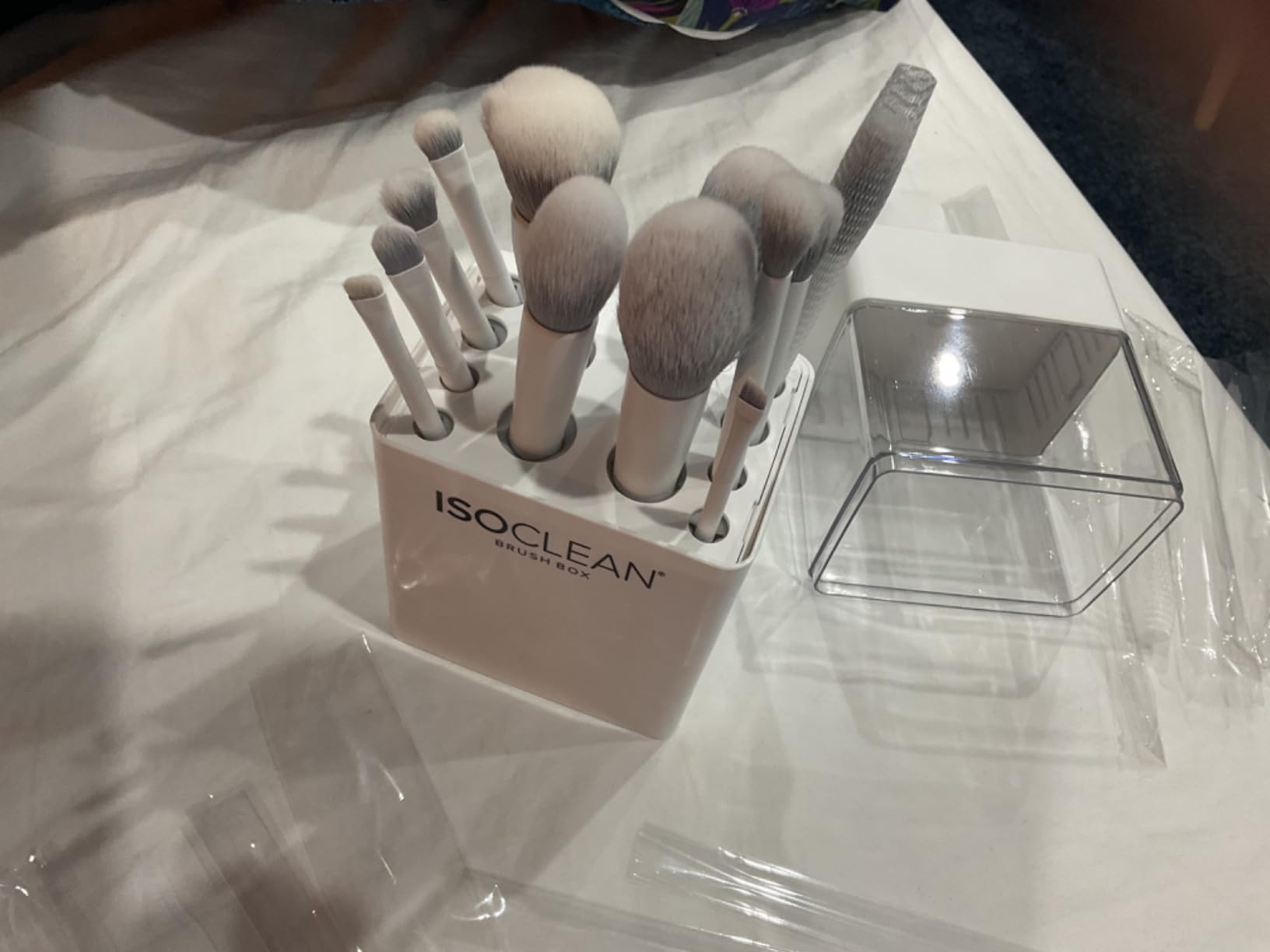 TYVEK ISOCLEAN Makeup Accessories Lot de 12 pinceaux de maquillage avec étui