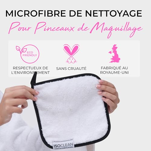 TYVEK ISOCLEAN Makeup Accessories chiffon pinceaux 20 × 20 cm blanc microfibre