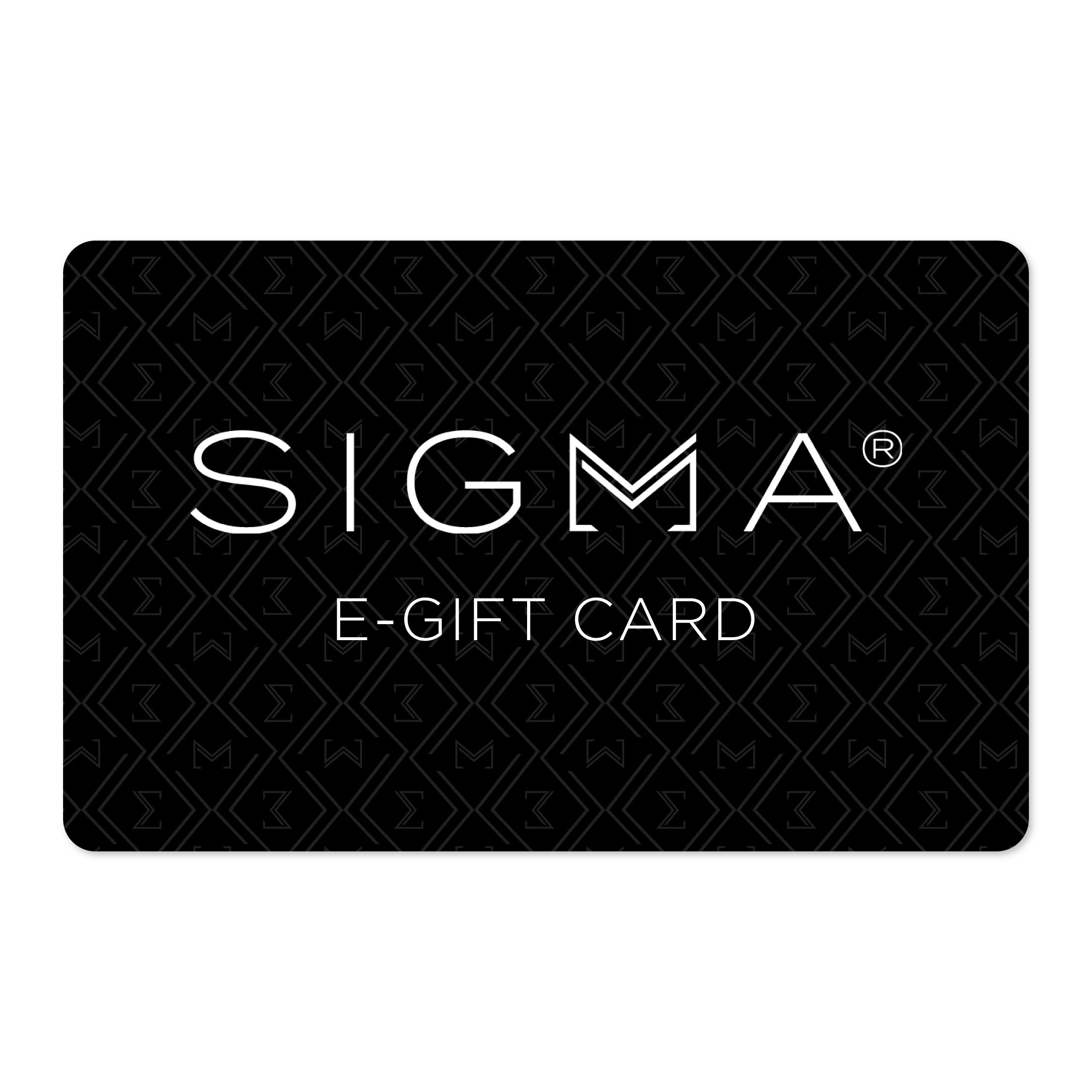 Sigma Makeup Sets Sigma Beauty E-Gift Card carte cadeau 10 €