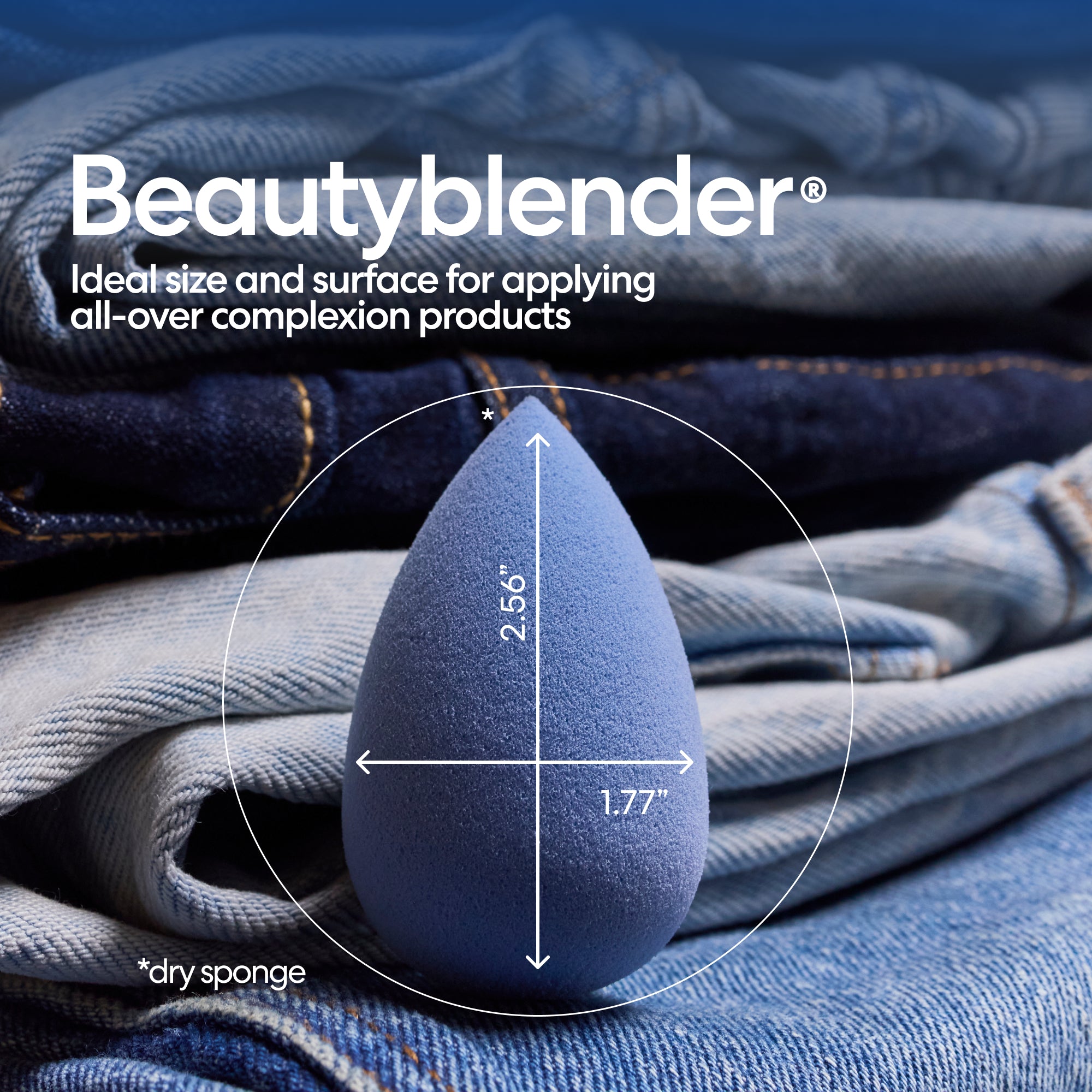 Beautyblender Original Denim éponge maquillage édition limitée