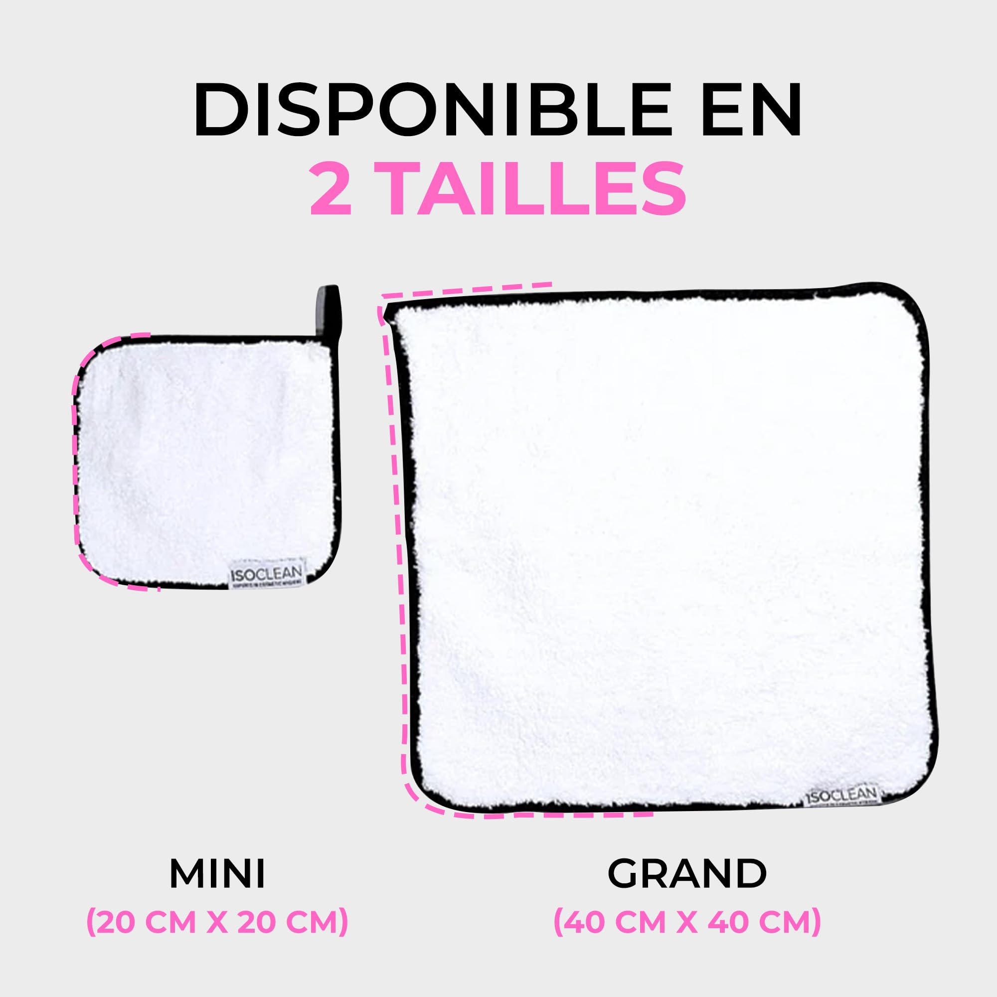 TYVEK ISOCLEAN Makeup Accessories chiffon pinceaux 20 × 20 cm blanc microfibre