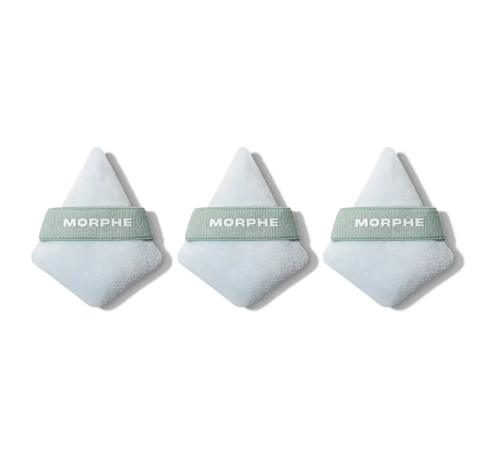 Morphe To The Point Mini Powder Puff Trio trio houppettes poudre mini précision