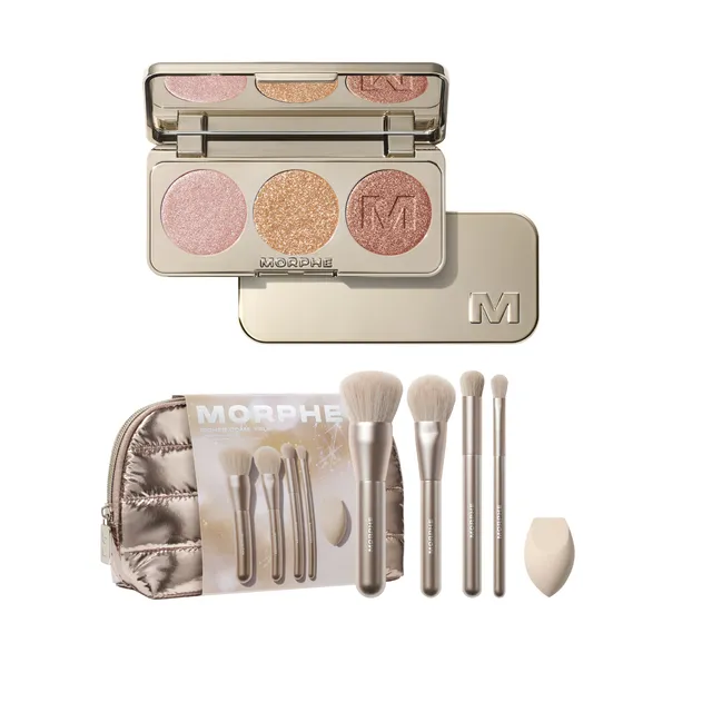 Morphe Bundles Beginner's Glow-Up Bundle coffret maquillage yeux, Seek Your Fortune et Vision of Splendor
