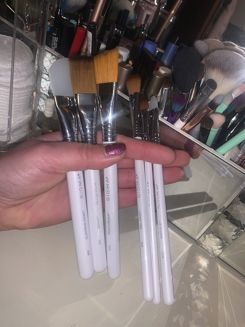 Sigma Skincare Brushes Skincare Brush Set set de pinceaux soin visage 6 pièces