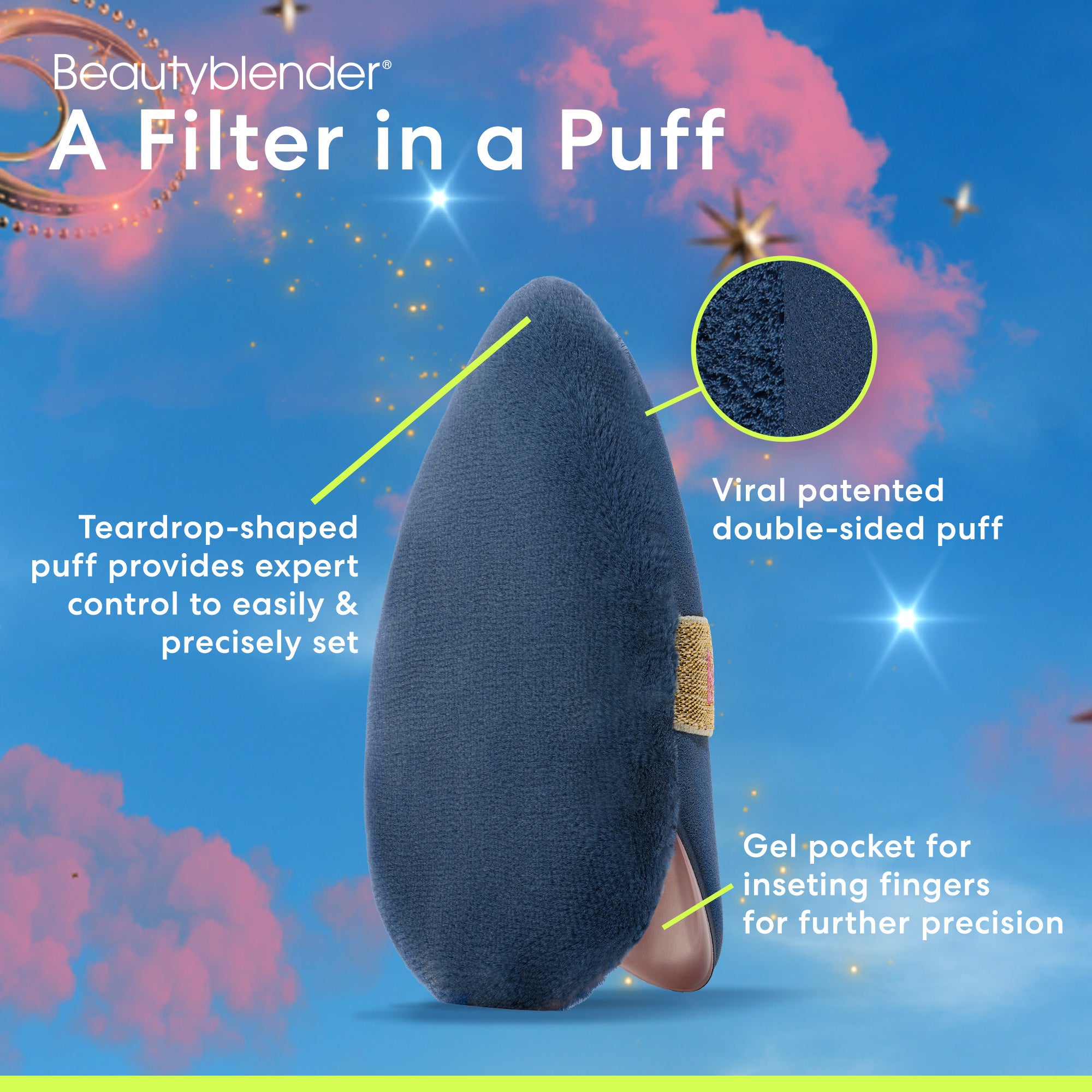 Beautyblender Bounce Stardust Blend & Bake set éponge et houppette
