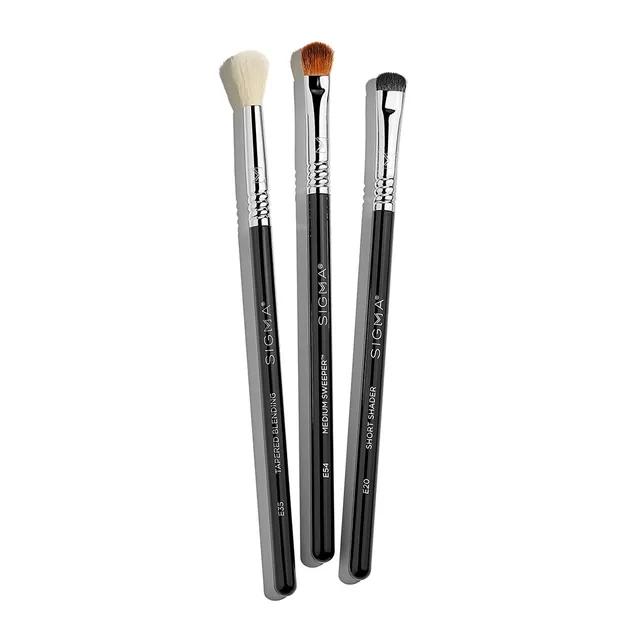Sigma Brush Sets Perfect Blend Eye Brush Set set de pinceaux yeux 3 pièces synthétiques