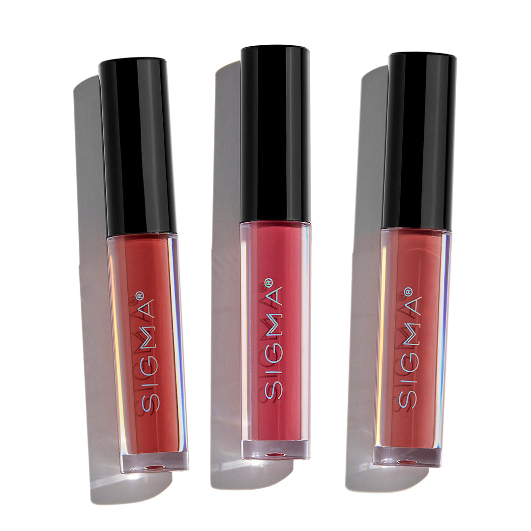 Sigma Lip Makeup Kismatte™ Lip Trio rouge à lèvres 3 mini teintes fini satiné mat
