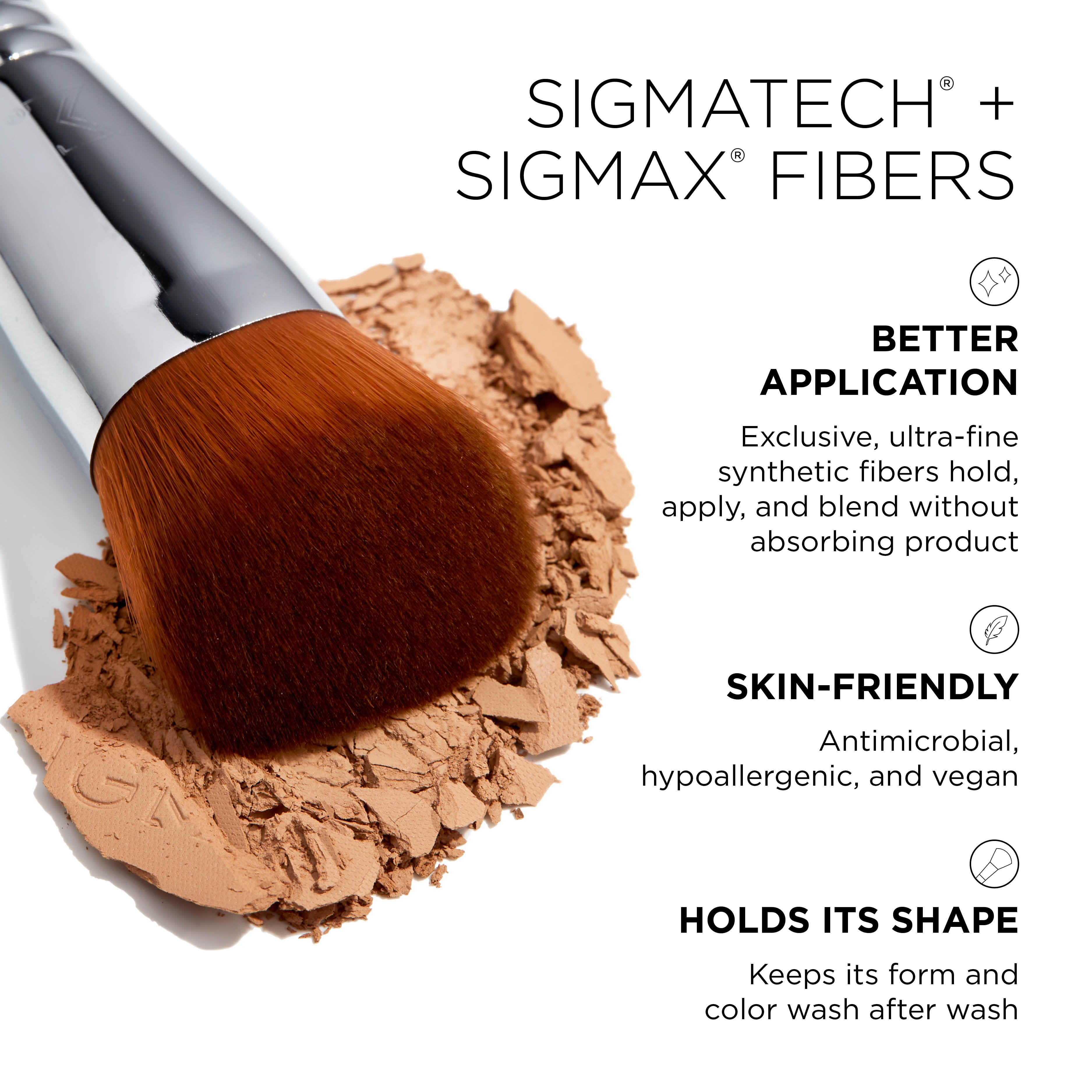 Sigma Face Brushes F47 Multitasker pinceau visage tête angulée