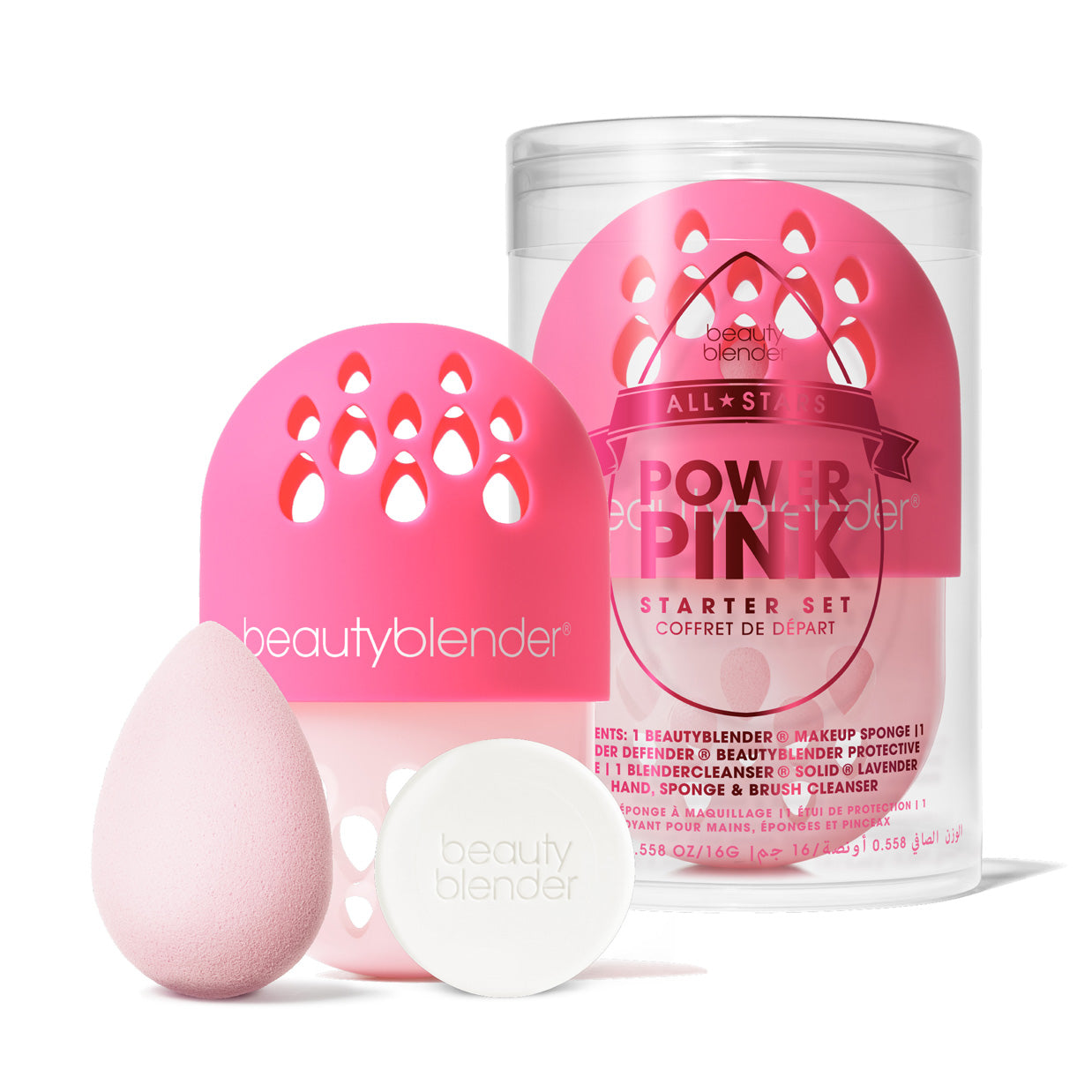 Beautyblender Original All-Stars Power Pink kit de maquillage 3 pièces