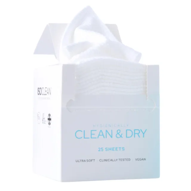 TYVEK ISOCLEAN Makeup Accessories serviettes visage 25 pièces sans parfum