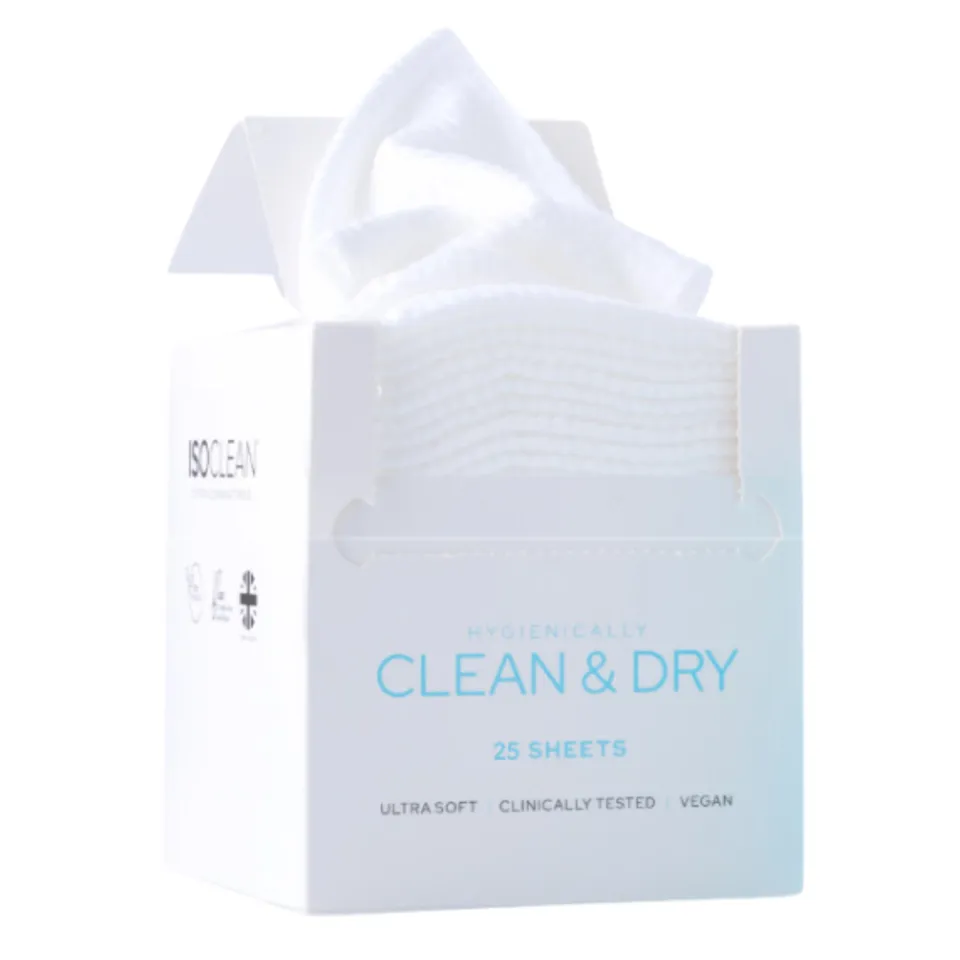 TYVEK ISOCLEAN Makeup Accessories serviettes visage 25 pièces sans parfum