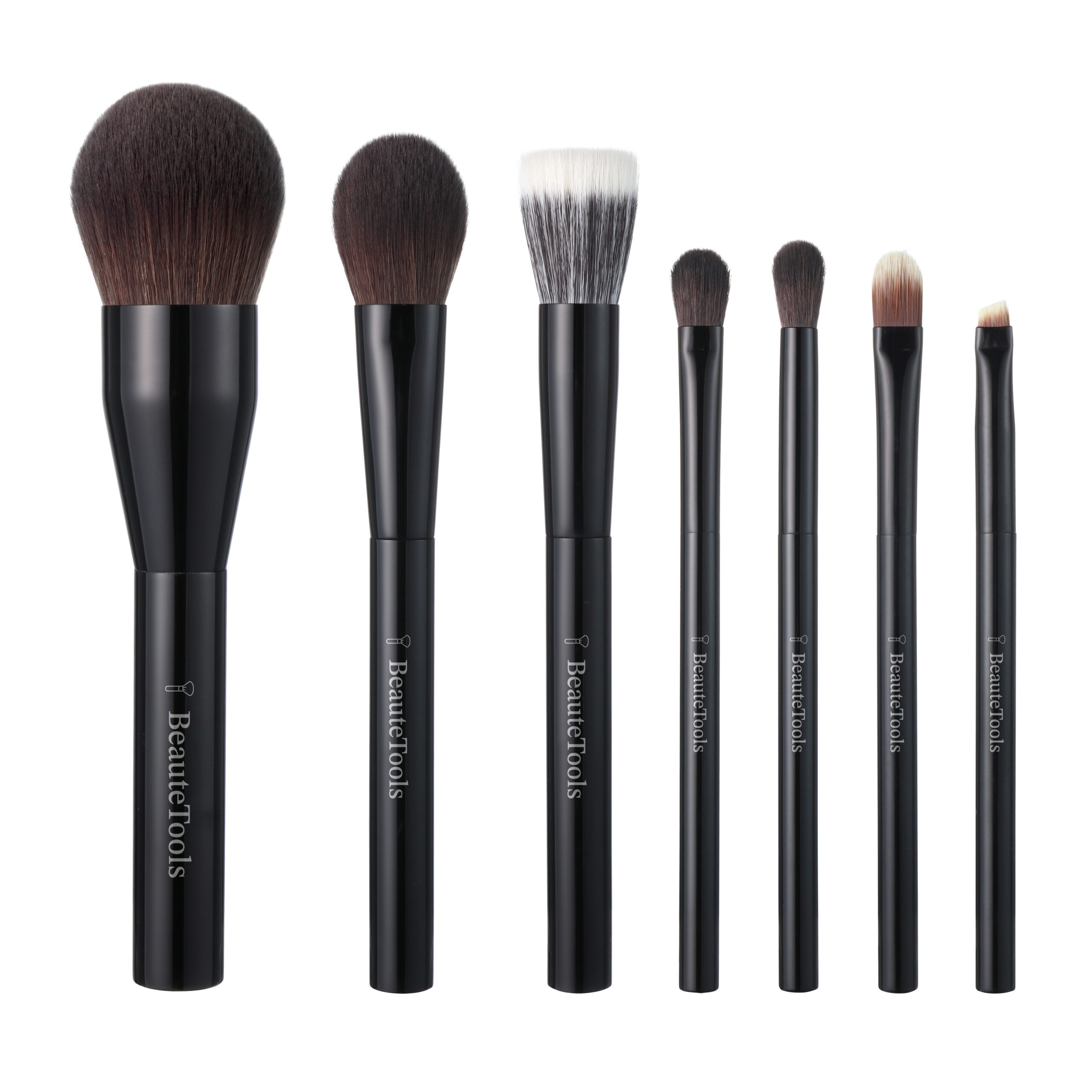 BeauteTools Makeup Brush Set BLACK TUBE set de pinceaux