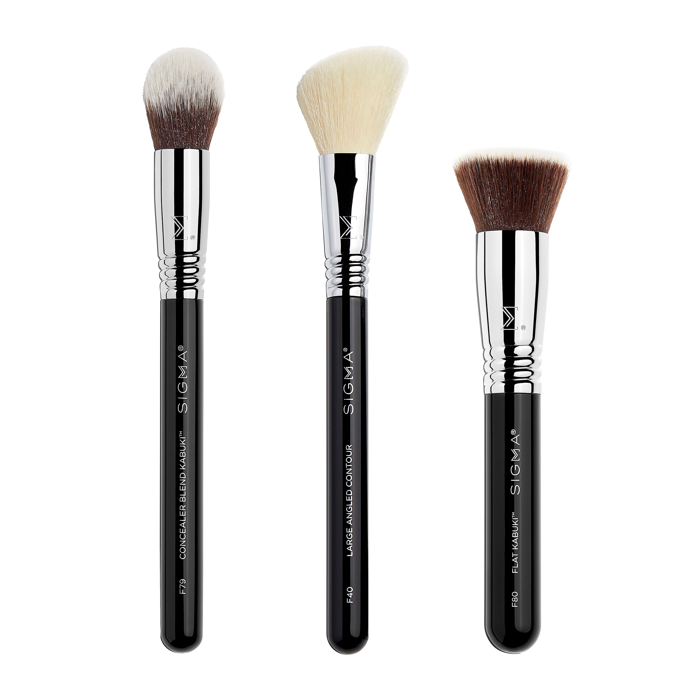 Sigma Brush Sets Best-Selling Face Brush Trio coffret de 3 pinceaux visage