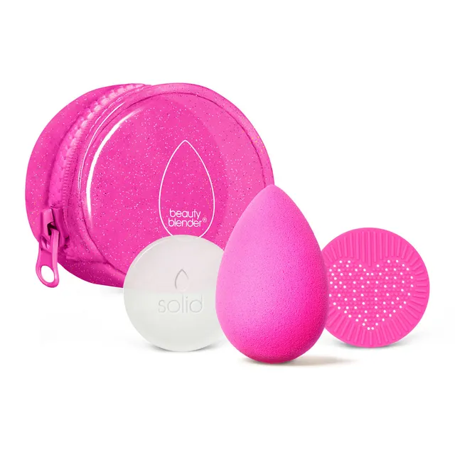Beautyblender Blendercleanser Besties Glitter Blend & Cleanse 4-Piece Starter Set kit nettoyage