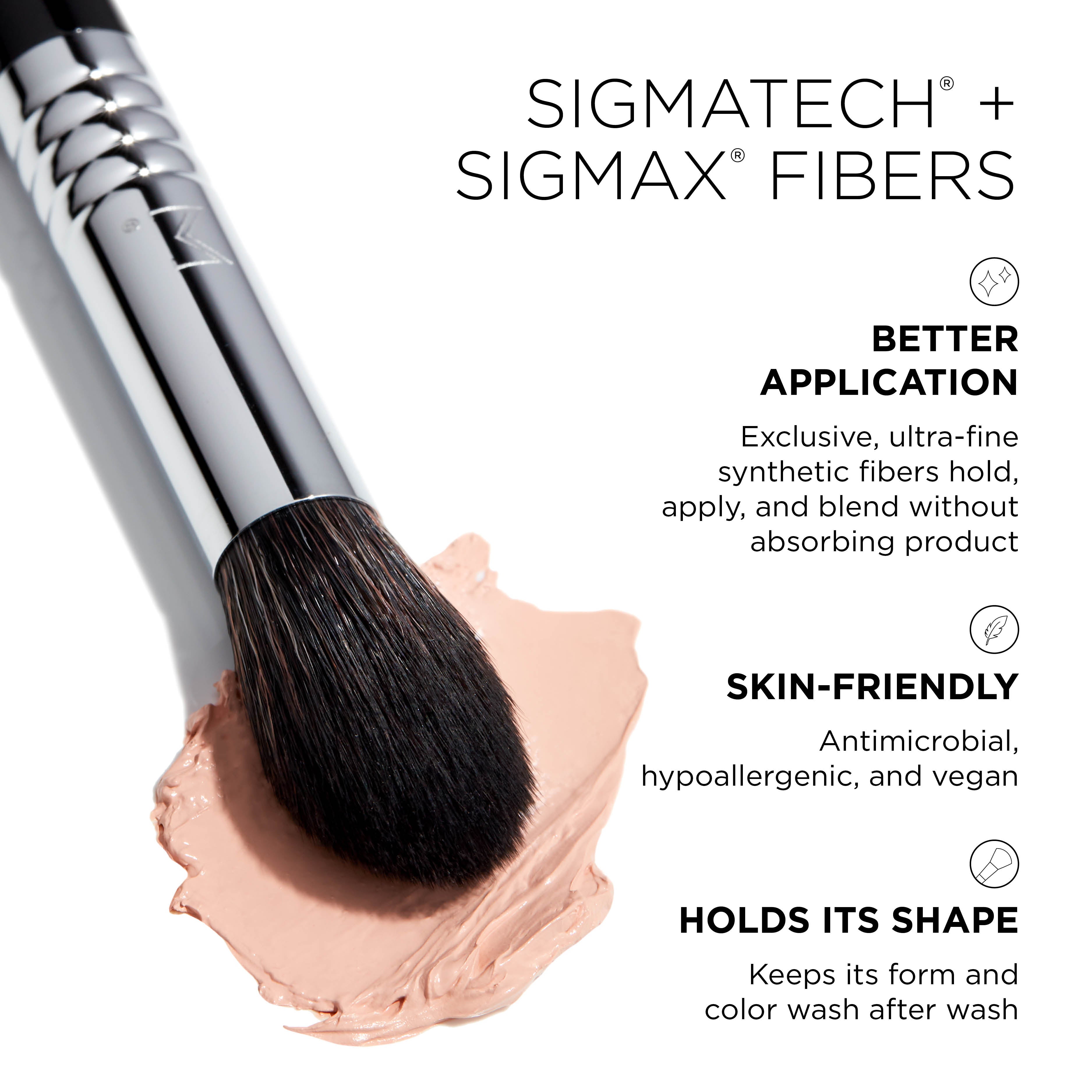 Sigma Face Brushes F64 Soft Blend Concealer pinceau anti-cernes fibres synthétiques