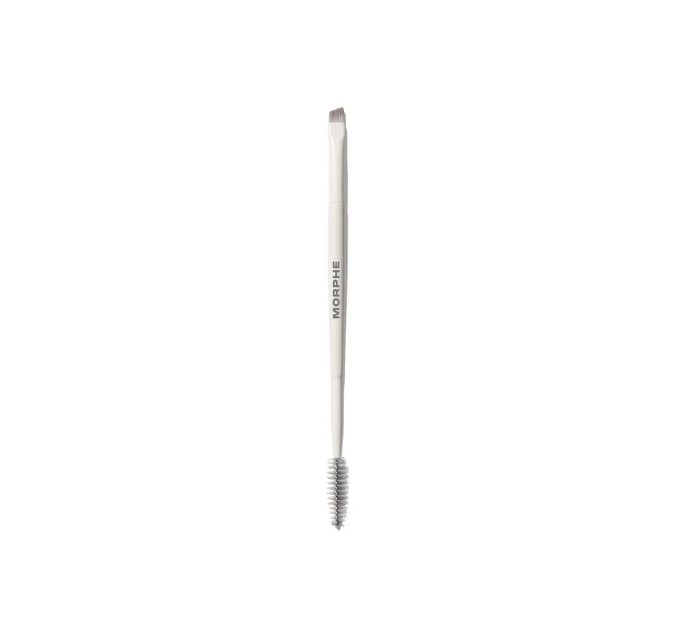 Morphe Brows M401 Dual-Ended Angled Brow Brush & Spoolie pinceau sourcils double embout