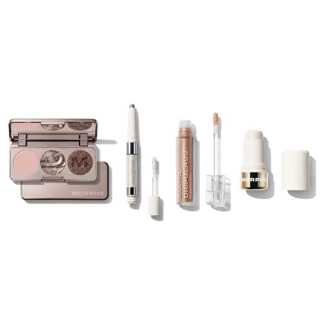 Morphe Bundles Dazzling Metallics Silver coffret maquillage