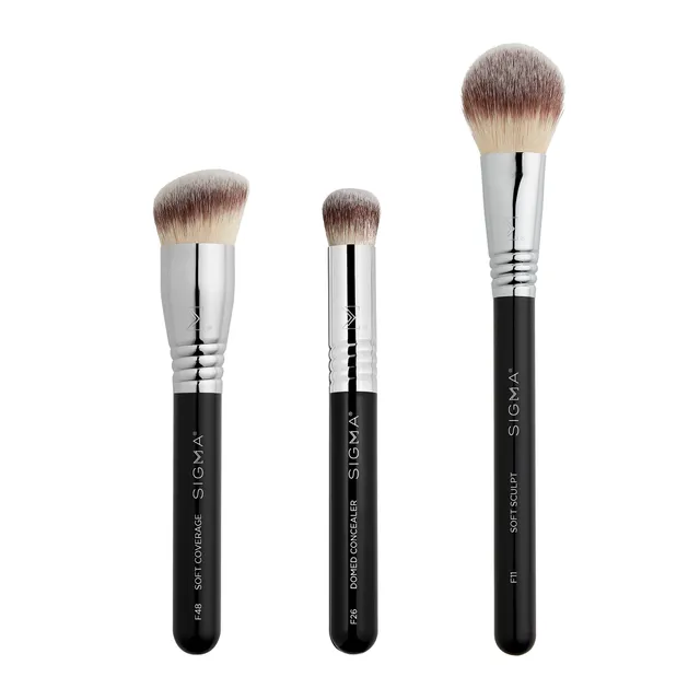 Sigma Brush Sets Soft Coverage Brush Trio trio pinceaux teint