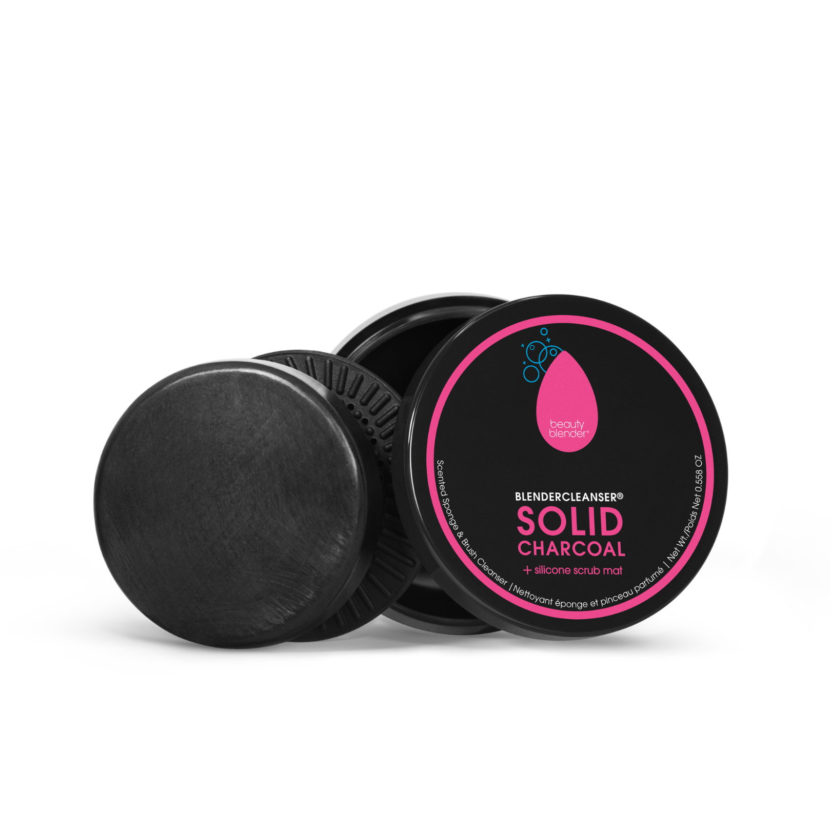 Beautyblender Blendercleanser Solid Charcoal .558oz nettoyant solide parfumé