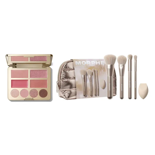 Morphe Bundles Holiday Face & Eye Essentials coffret maquillage Sky’s the Limit et Glass Half Full