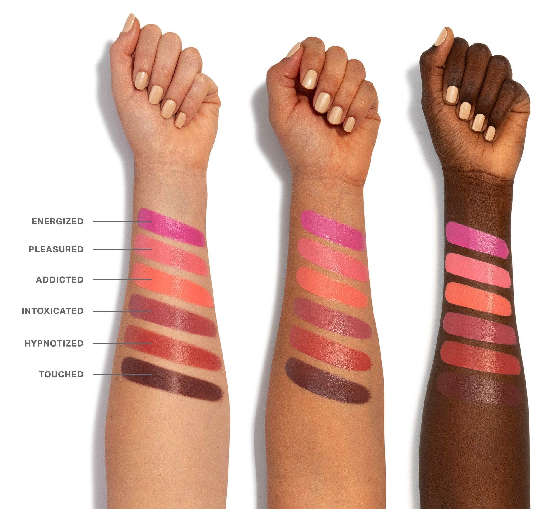 Morphe Cheek Huephoric Rush 3-In-1 Silk Blush blush Hypnotized rose terracotta