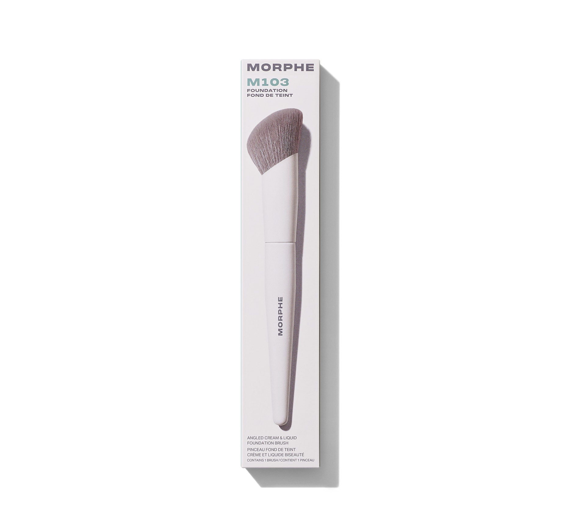 Morphe Face Brushes M103 Angled Cream & Liquid Foundation Brush pinceau fond de teint biseauté