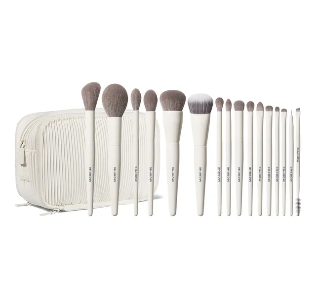 Morphe Brush Sets Ready, Set, Pro 16-Piece Face & Eye Brush Set set pinceaux 16 pièces