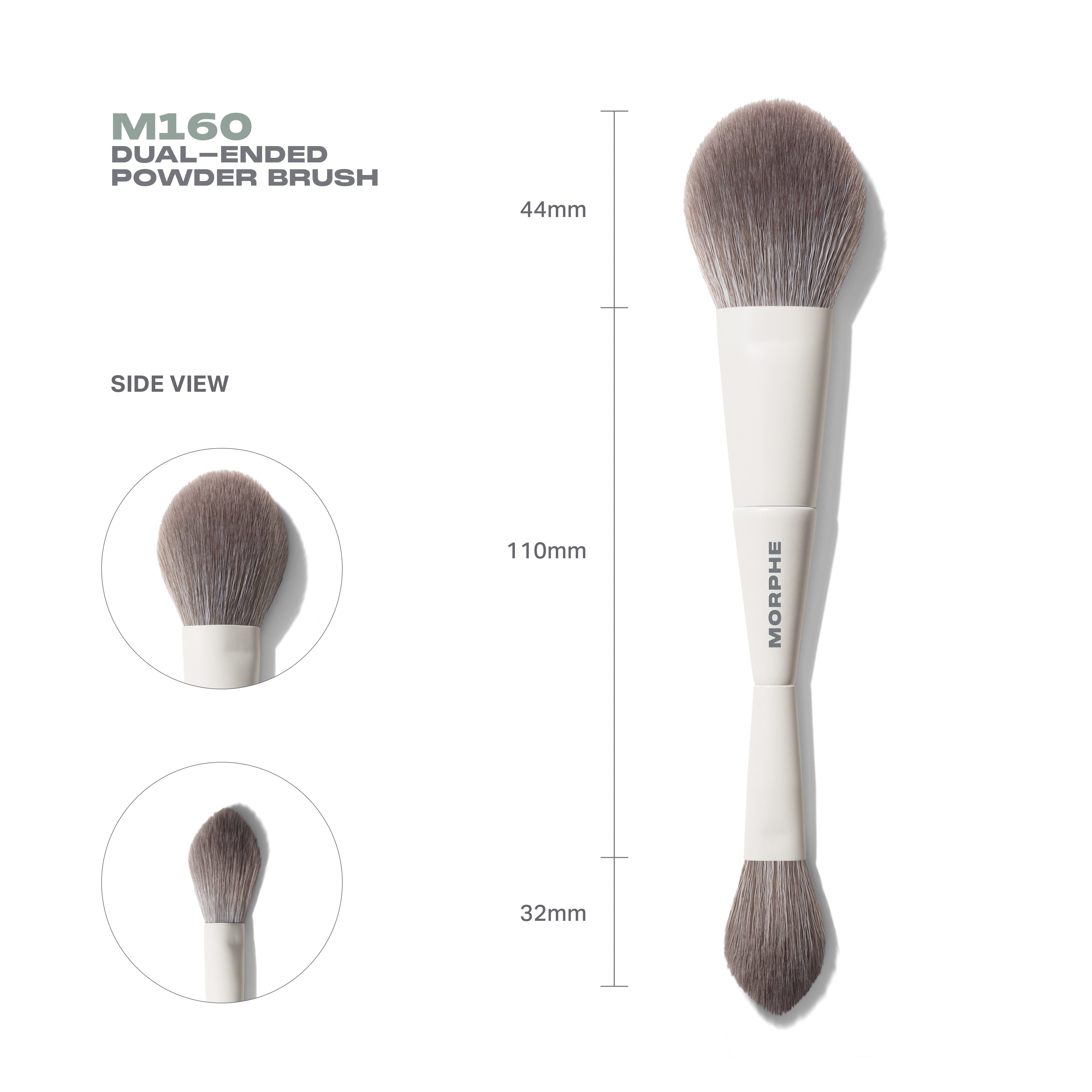 Morphe Face Brushes M160 Dual-Ended Powder Brush pinceau poudre double embout