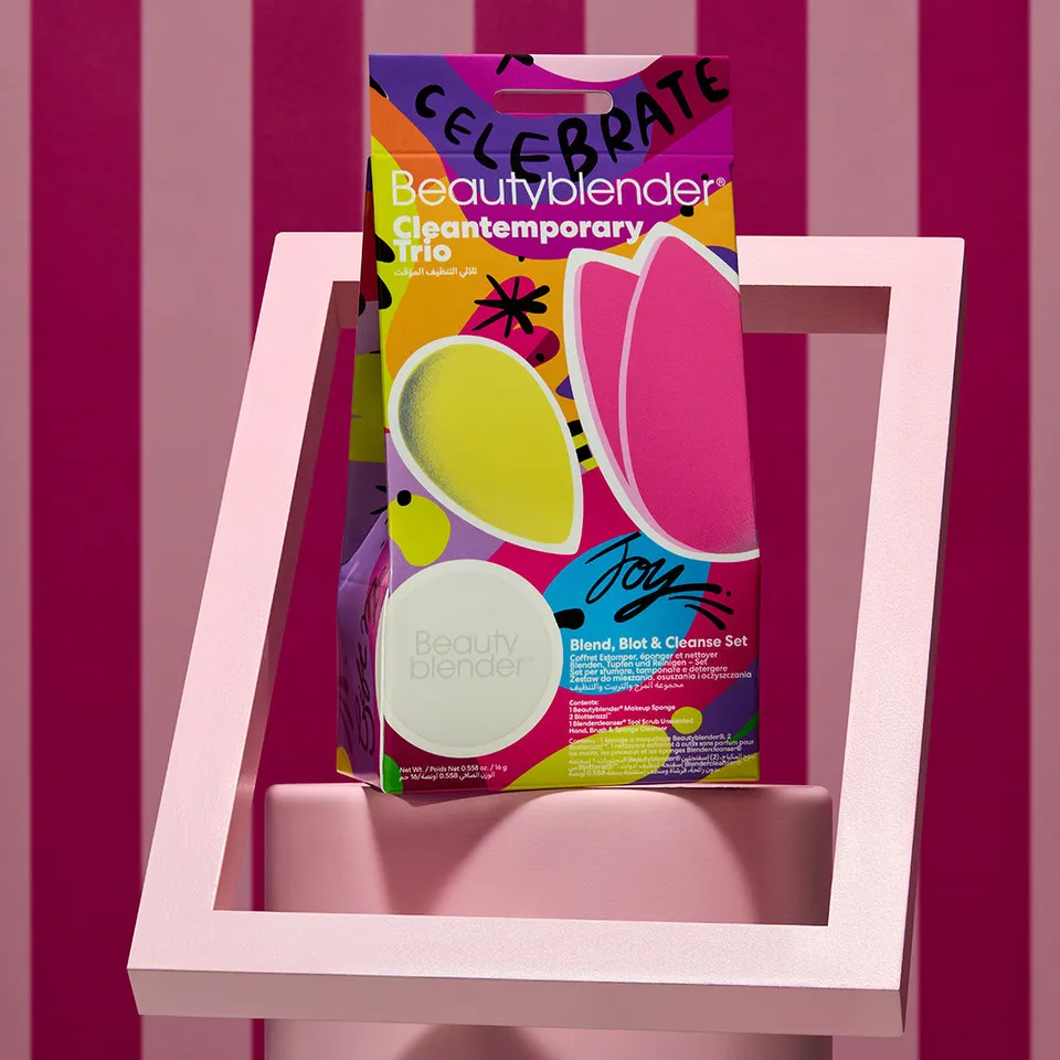 Beautyblender Blendercleanser Cleantemporary Trio kit éponge et nettoyage 4 pièces