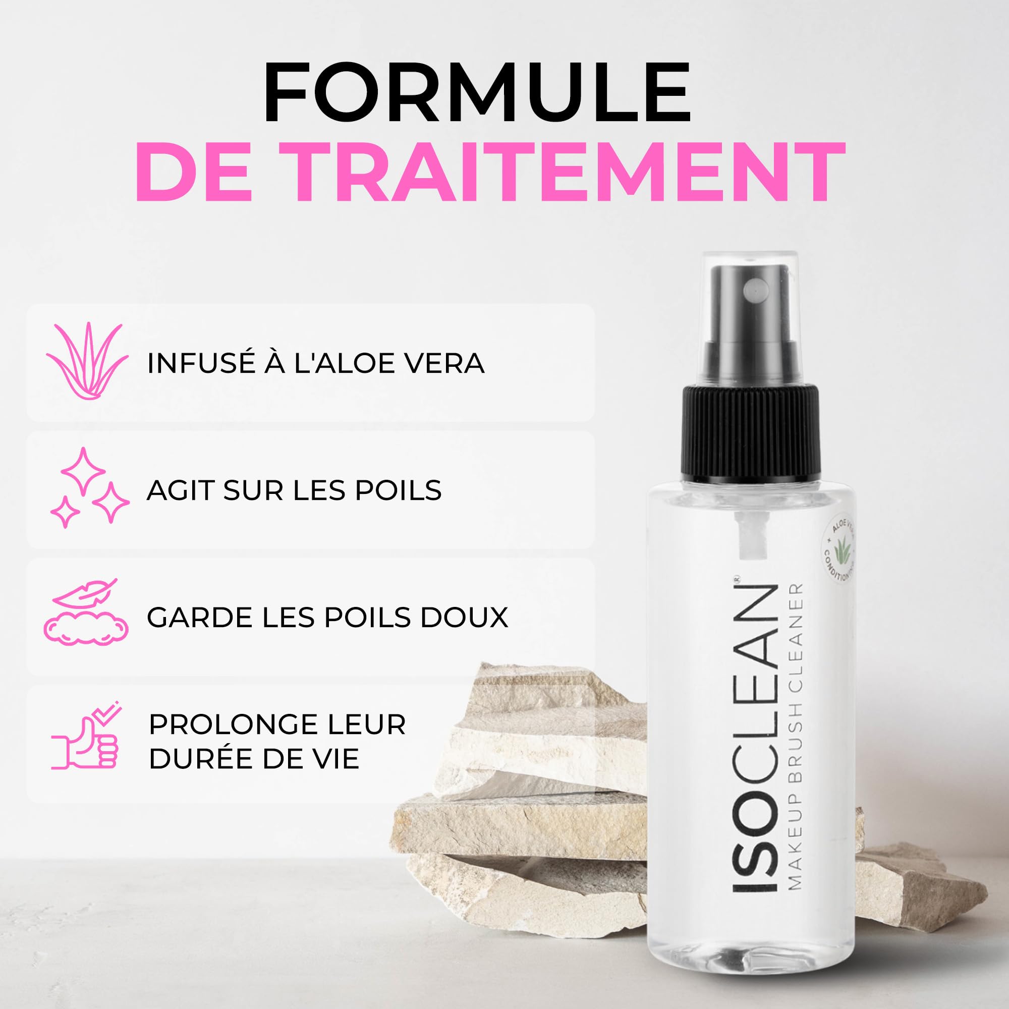 TYVEK ISOCLEAN Makeup Brush Cleaners nettoyant pour pinceaux 275 ml sans rinçage